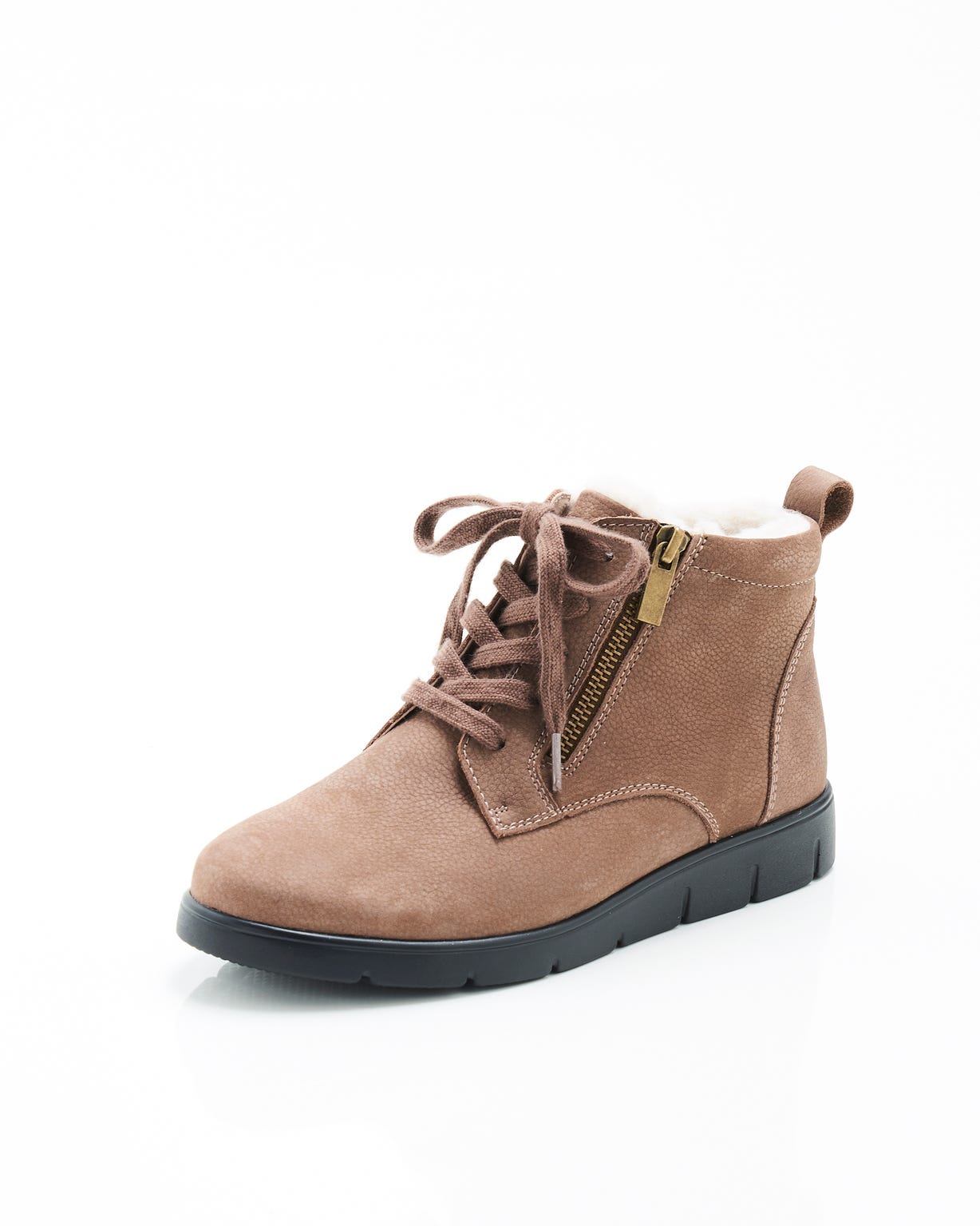 Bottillons zippés à lacets Thermolactyl