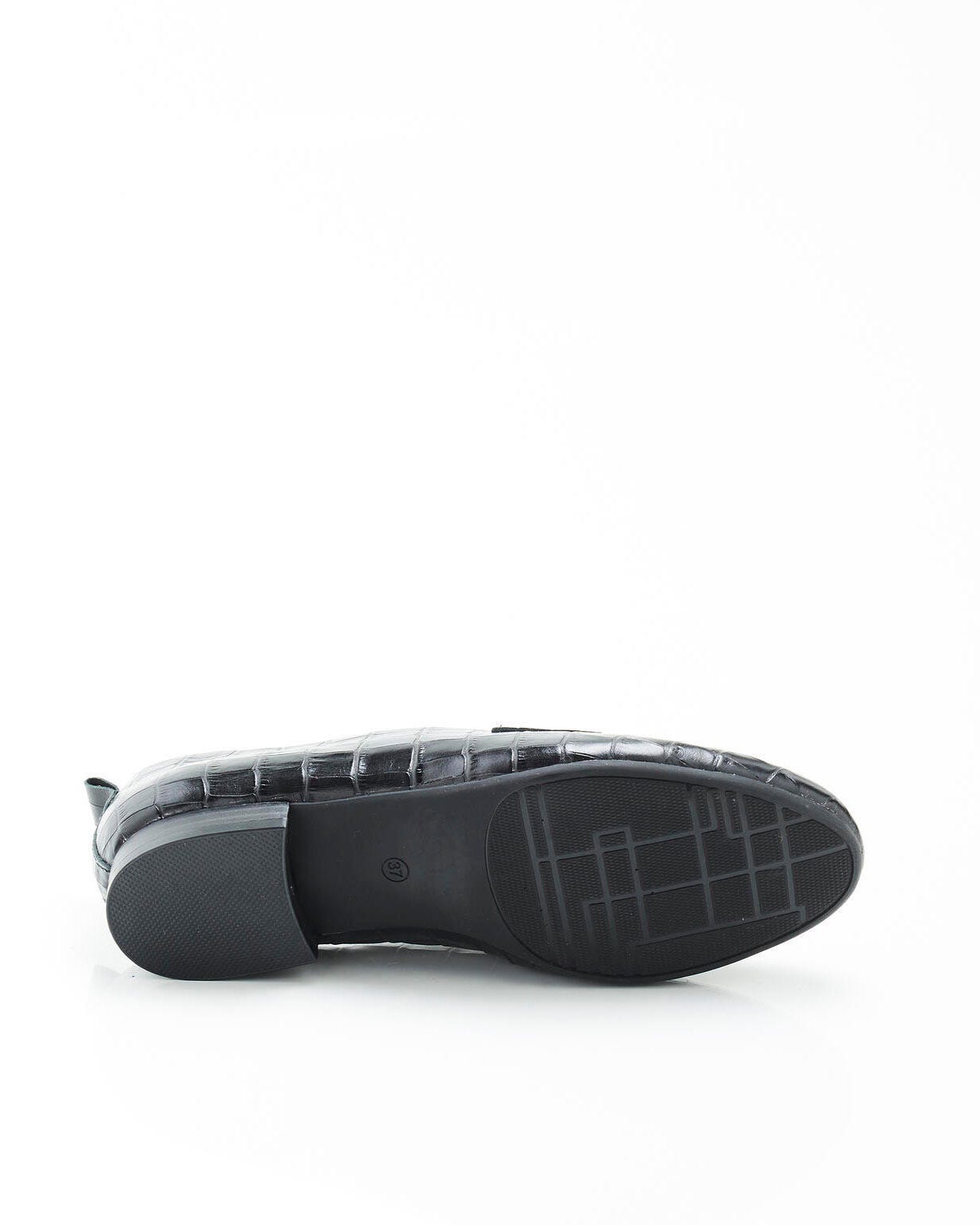 Mocassins aspect croco 