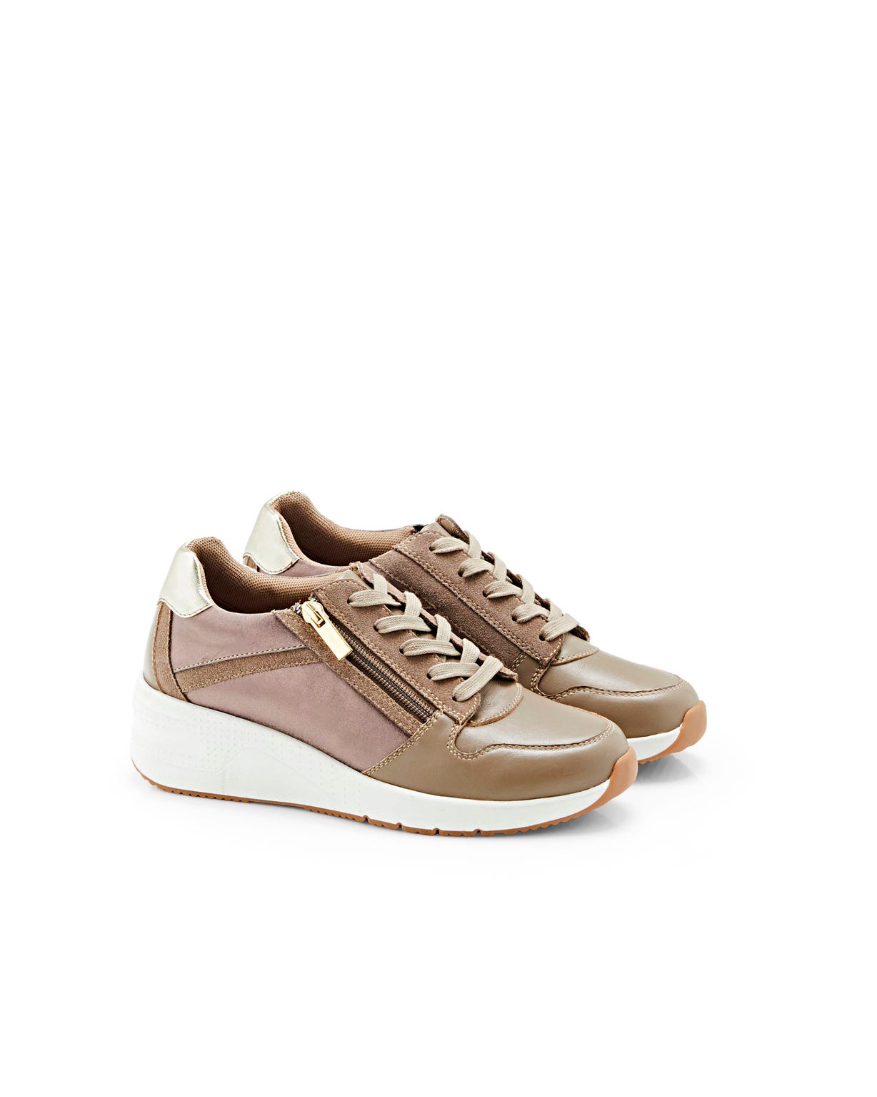 Tennis compensées à lacets Climatyl