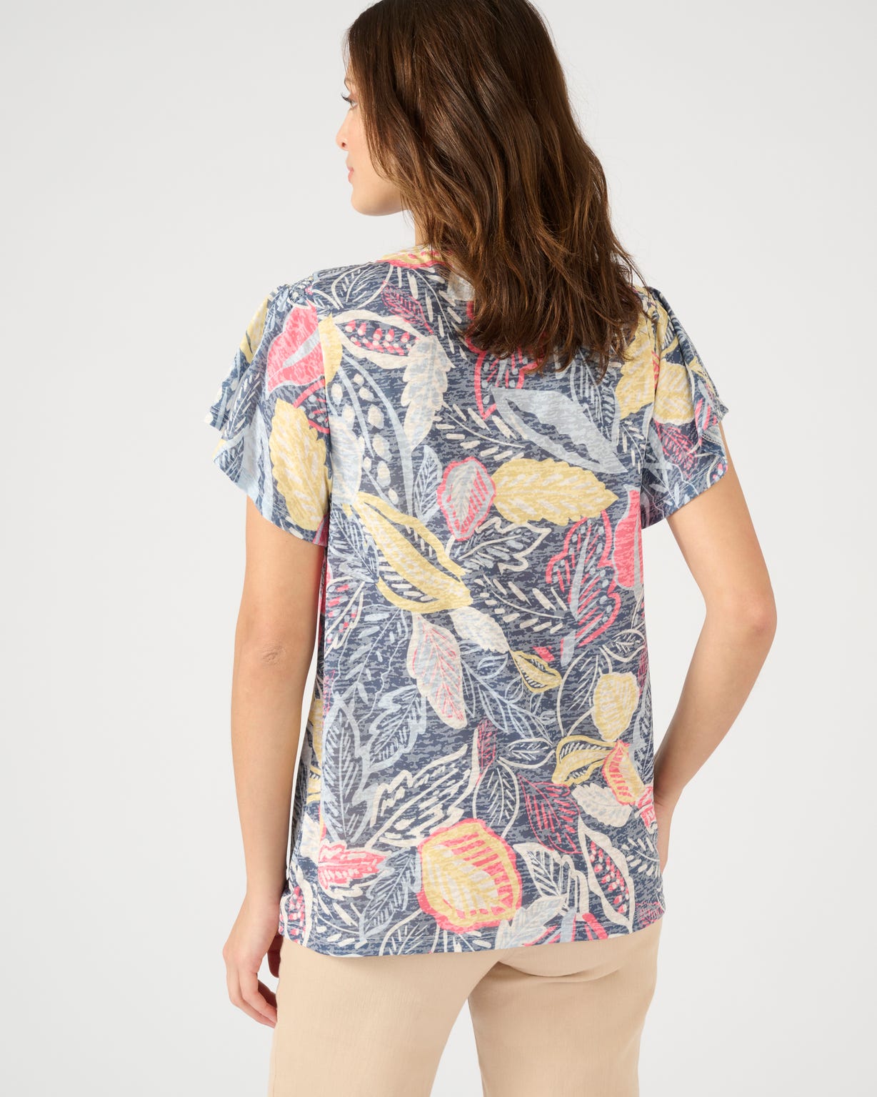 Tee-shirt manches papillon