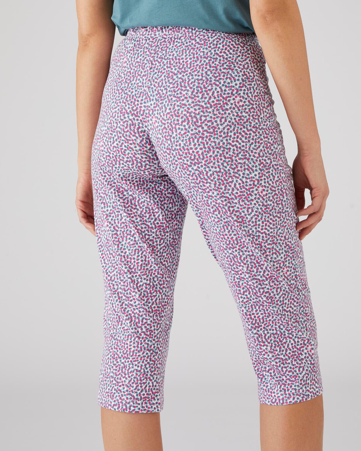 Pantacourt de pyjama pur coton peigné