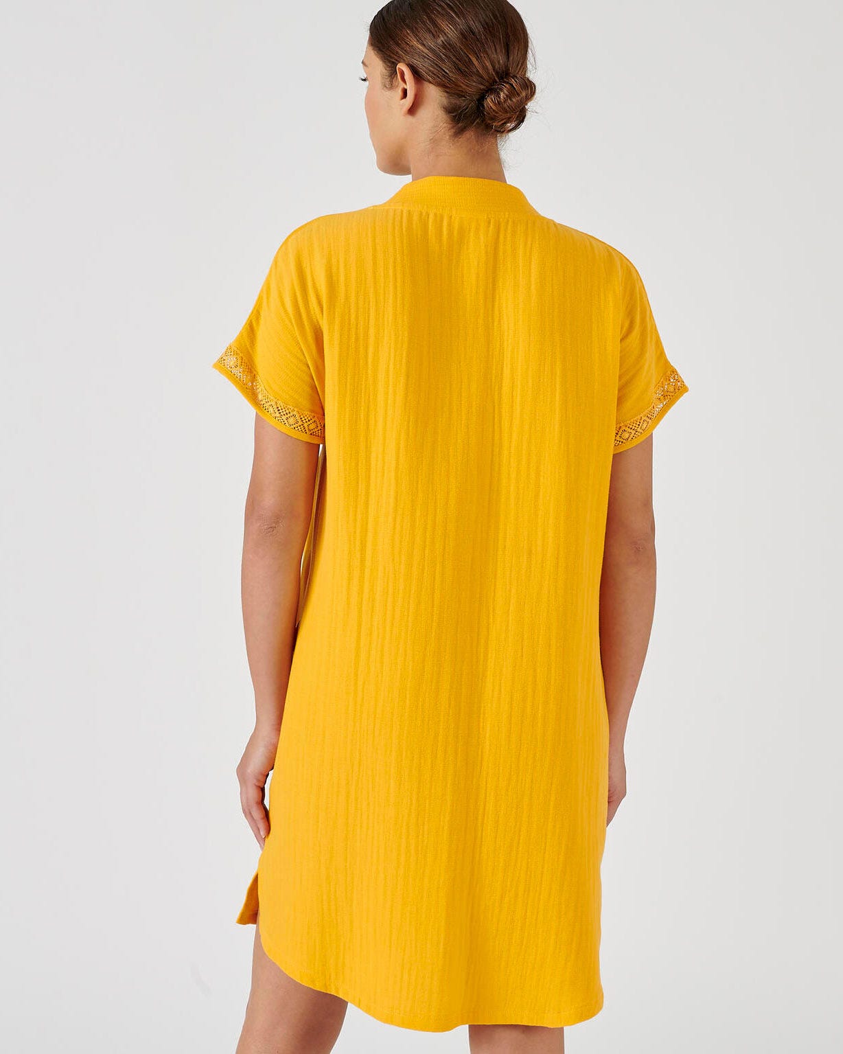 Chemise de nuit en gaze de pur coton