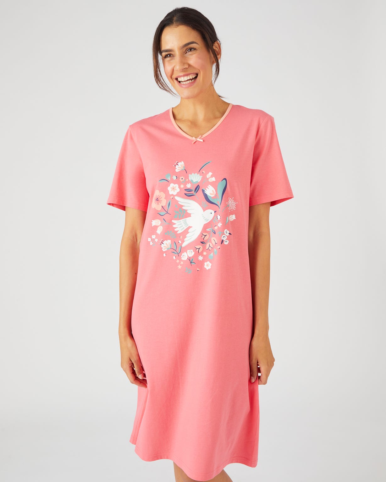 Lot de 3 chemises de nuit, 2 longueurs