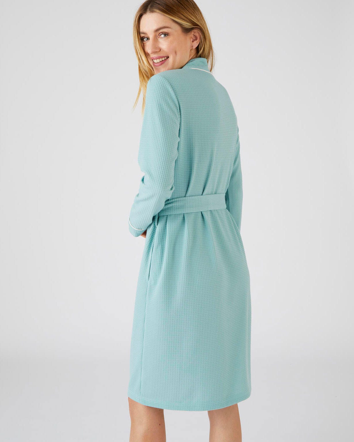 Robe de chambre maille gaufrée