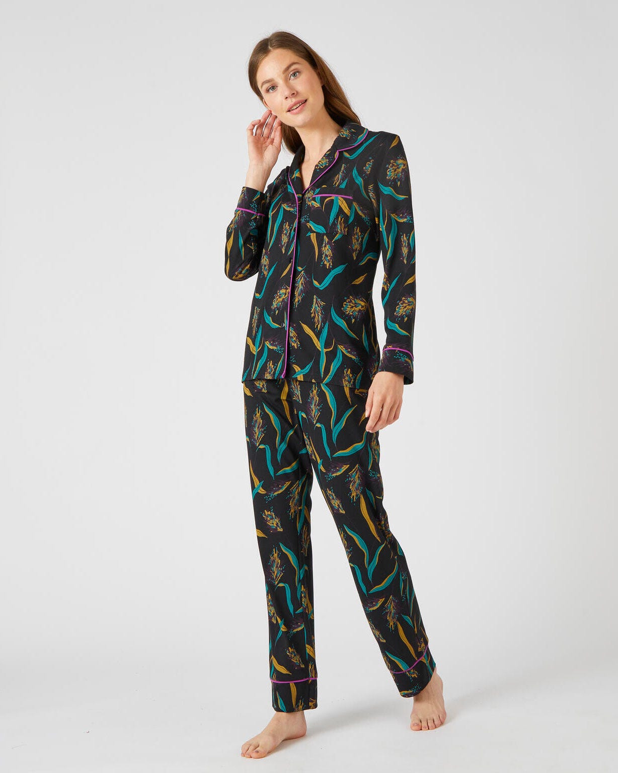 Pyjama à boutons en maille jersey Thermolactyl