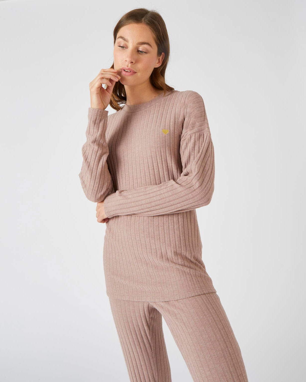 Pyjama maille côtelée Thermolactyl