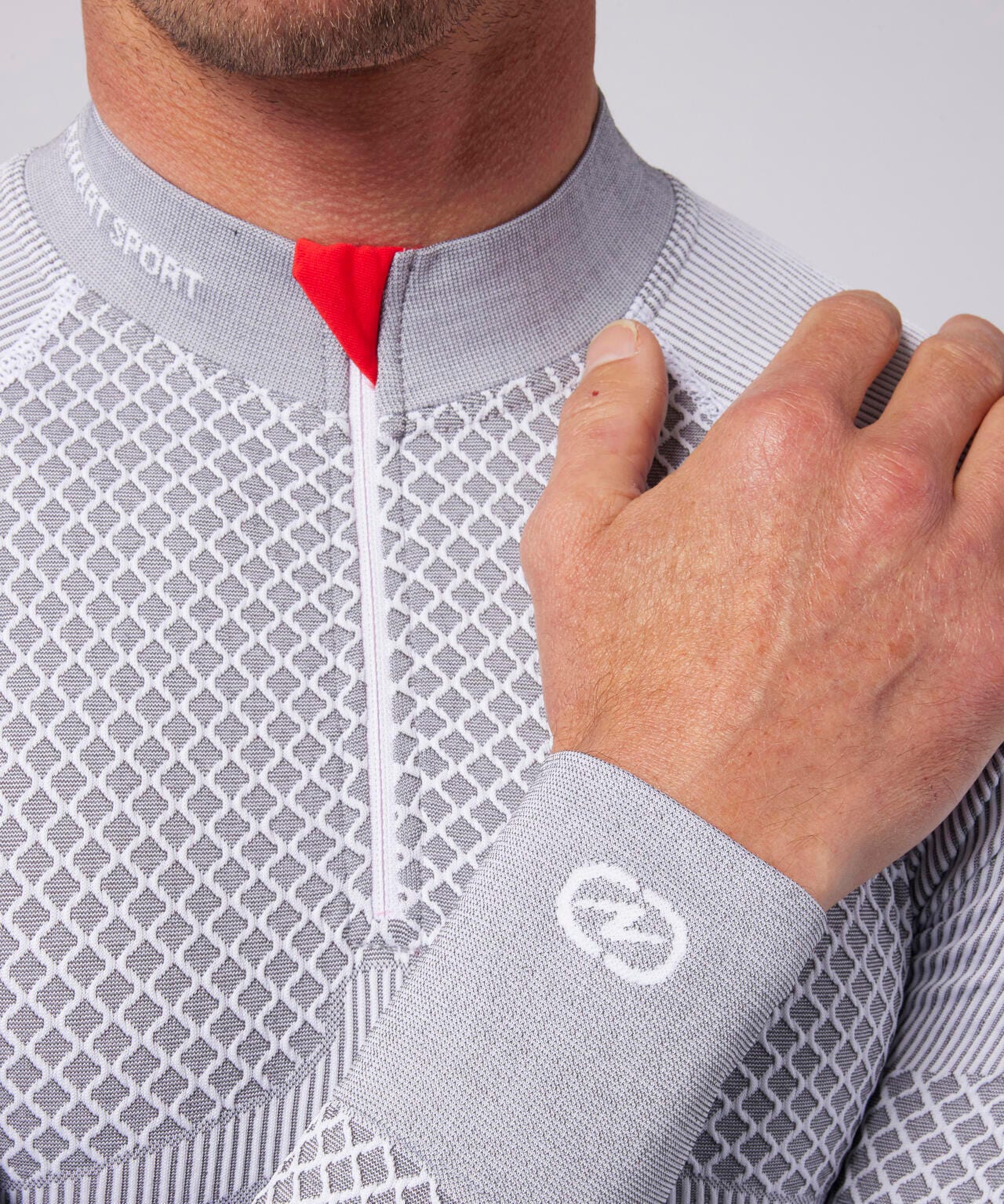 T-shirt col zippé Energy 3 Thermolactyl homme