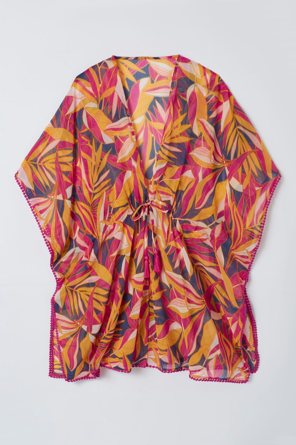 Caftan uni ou imprimé en voile