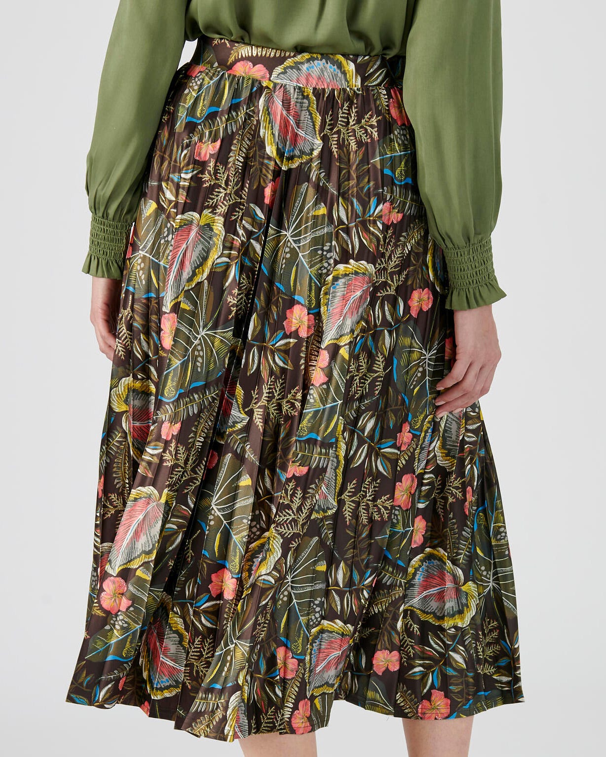 Jupe maille plissé permanent