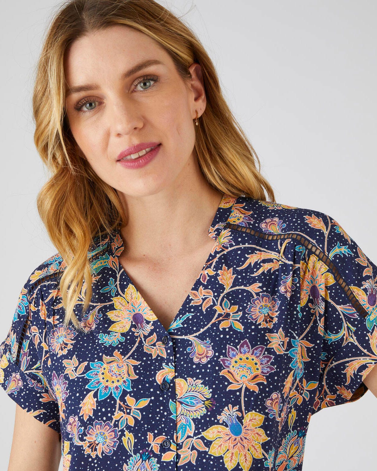 Chemisier imprimé fleurs