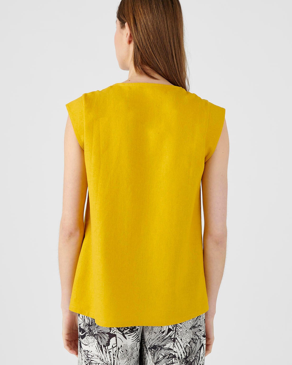 Chemisier mélange lin