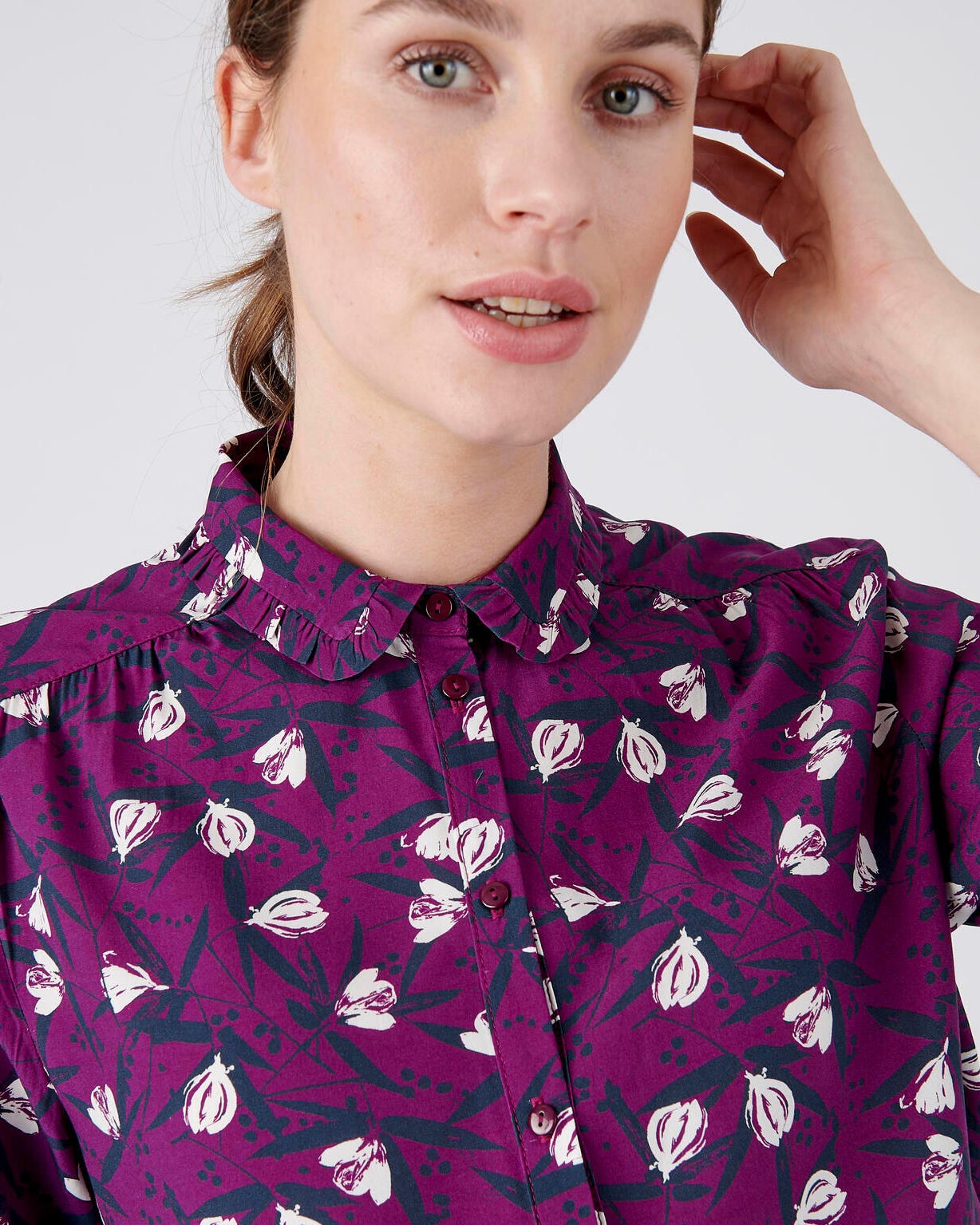 Chemisier imprimé pure viscose