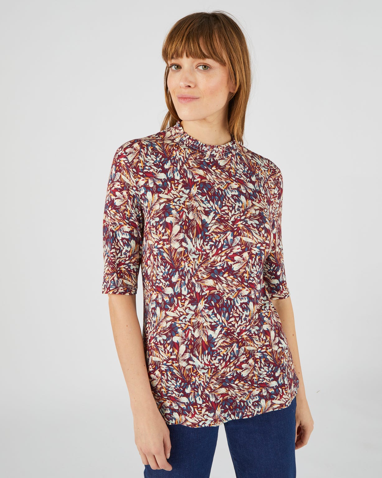 Tee-shirt viscose stretch
