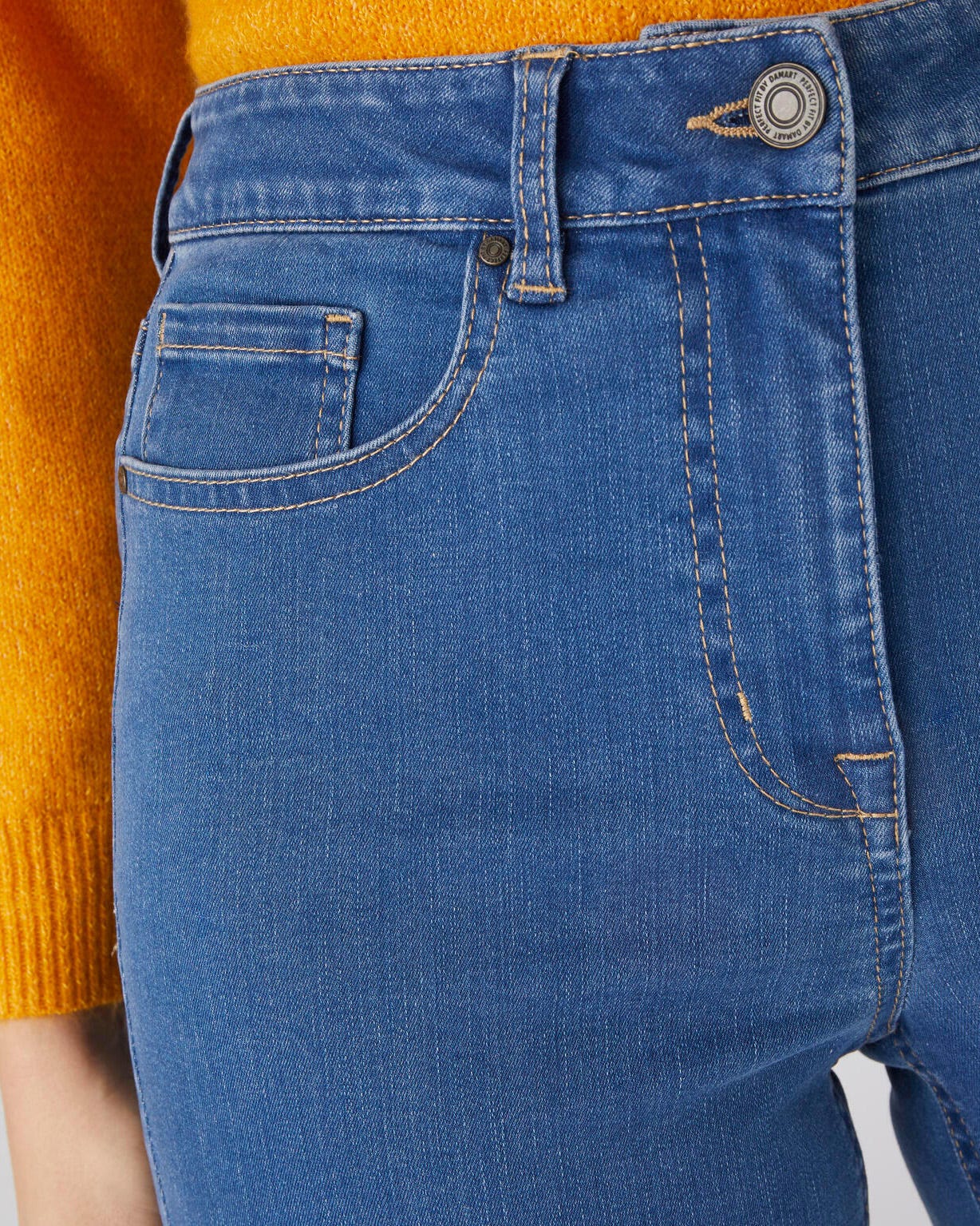 Jean coupe droite, 2 statures Perfect Fit by Damart