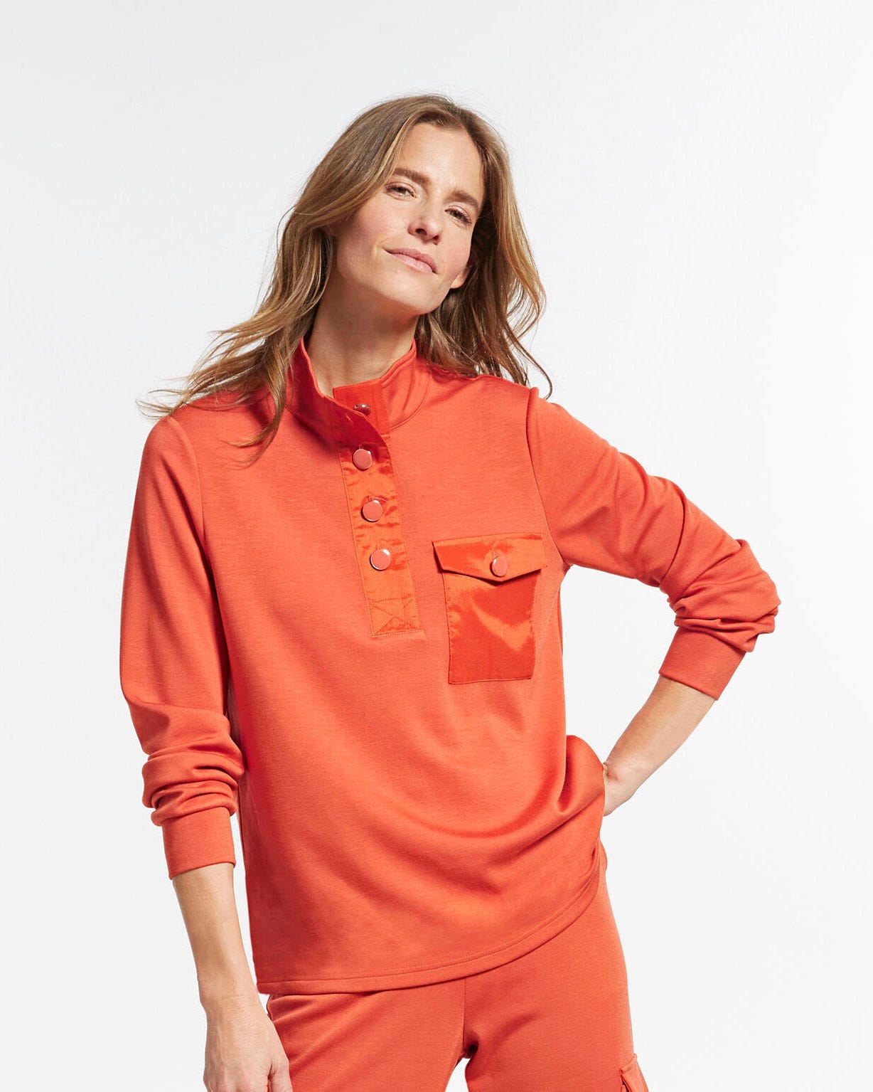 Sweat-shirt toucher doux