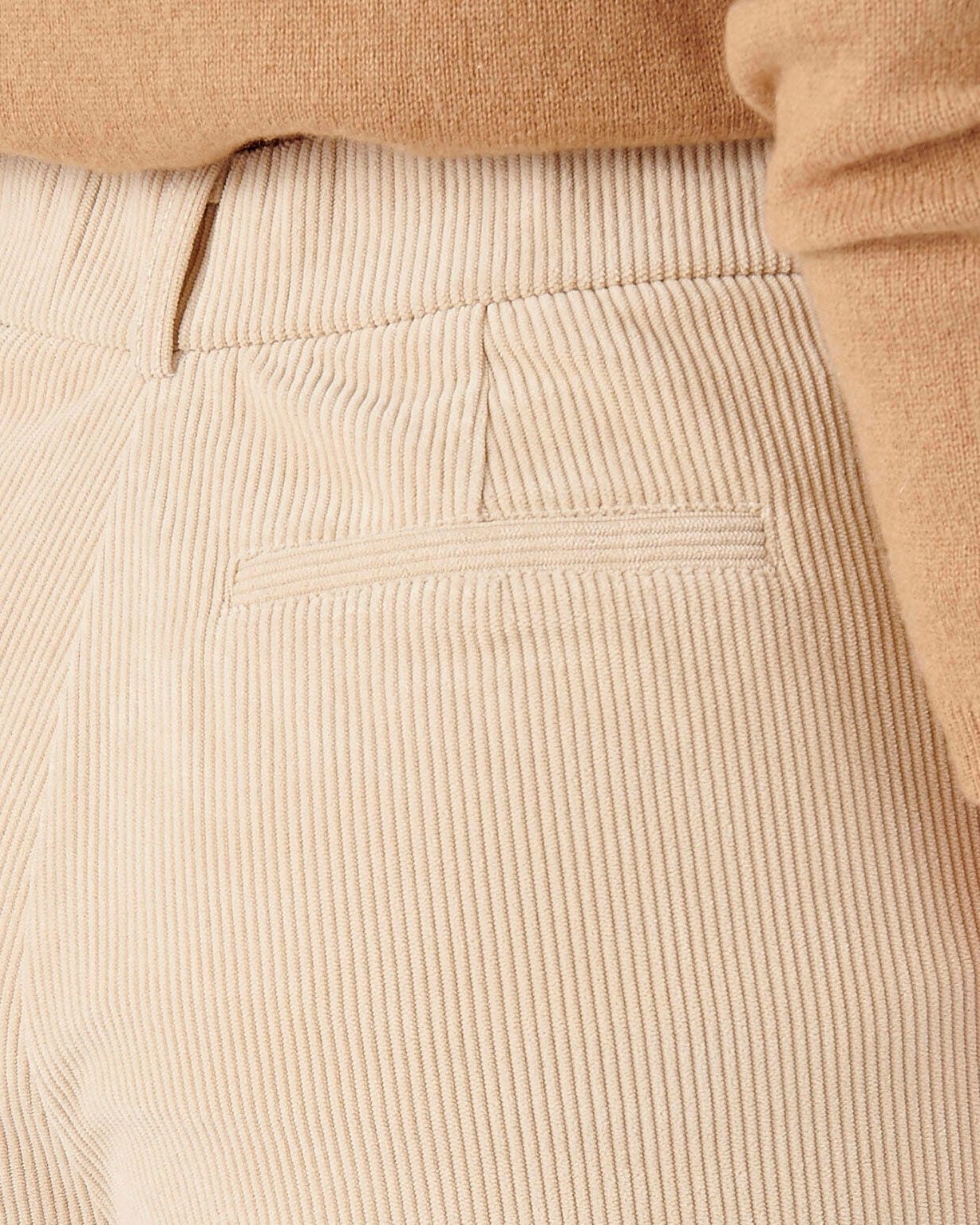 Pantalon chino en velours