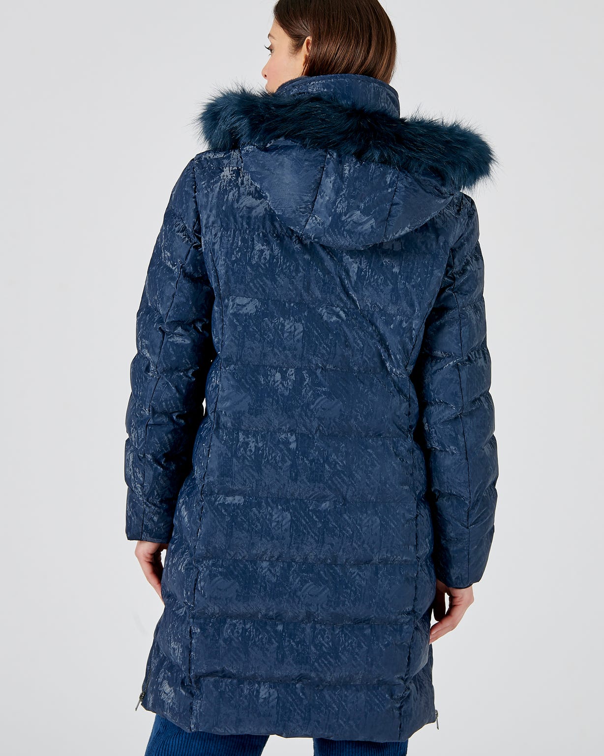 Doudoune longue à capuche Thermolactyl