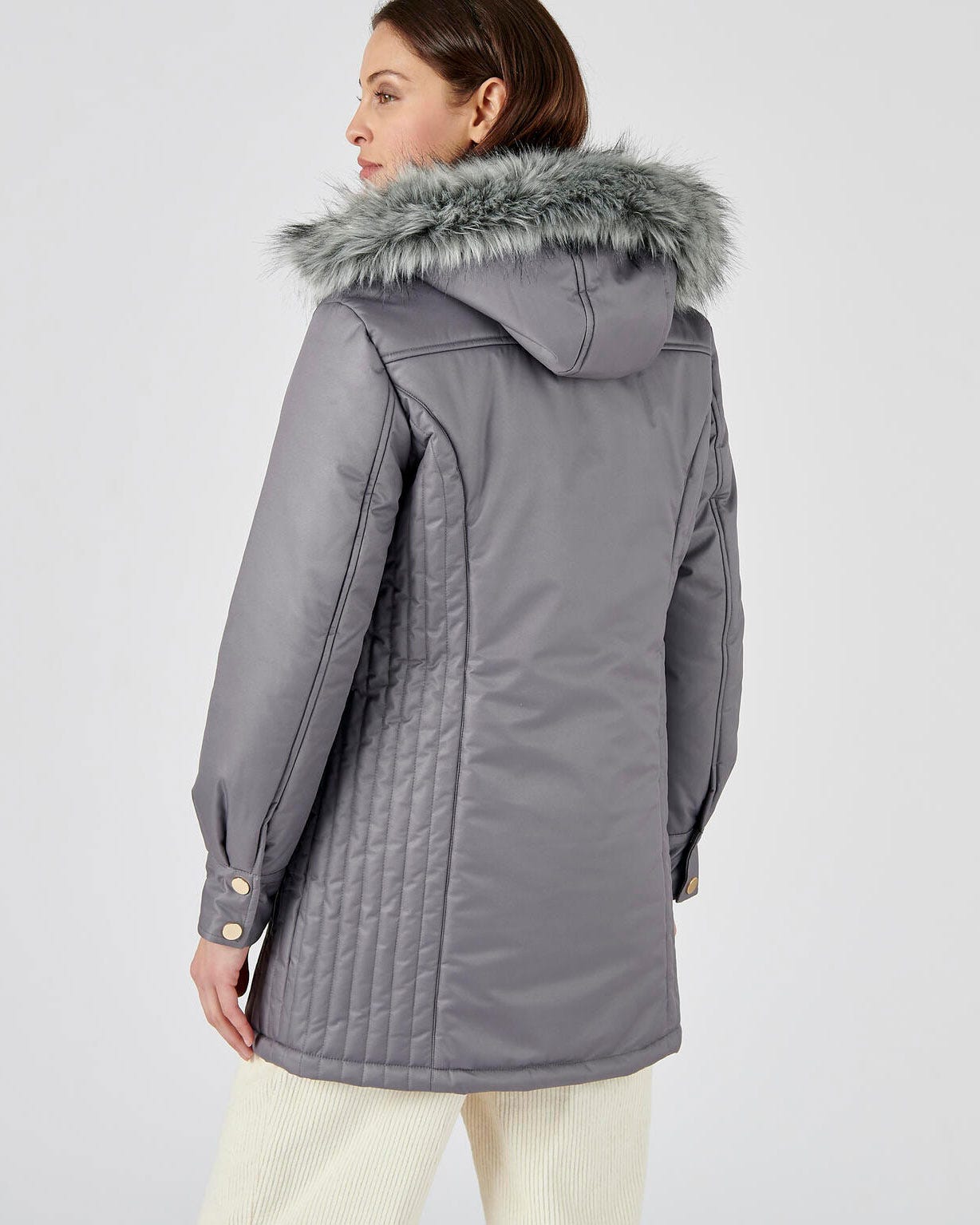 Parka Thermolactyl à piqûres fantaisie