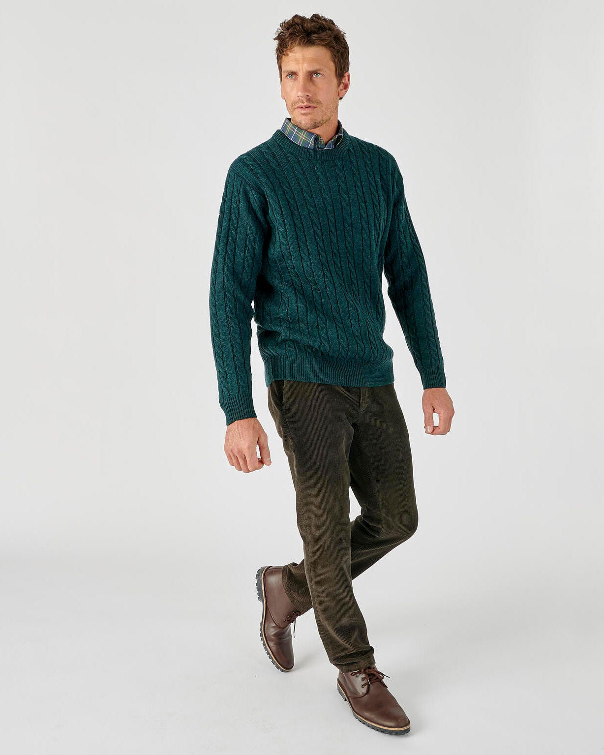 Pull maille torsades