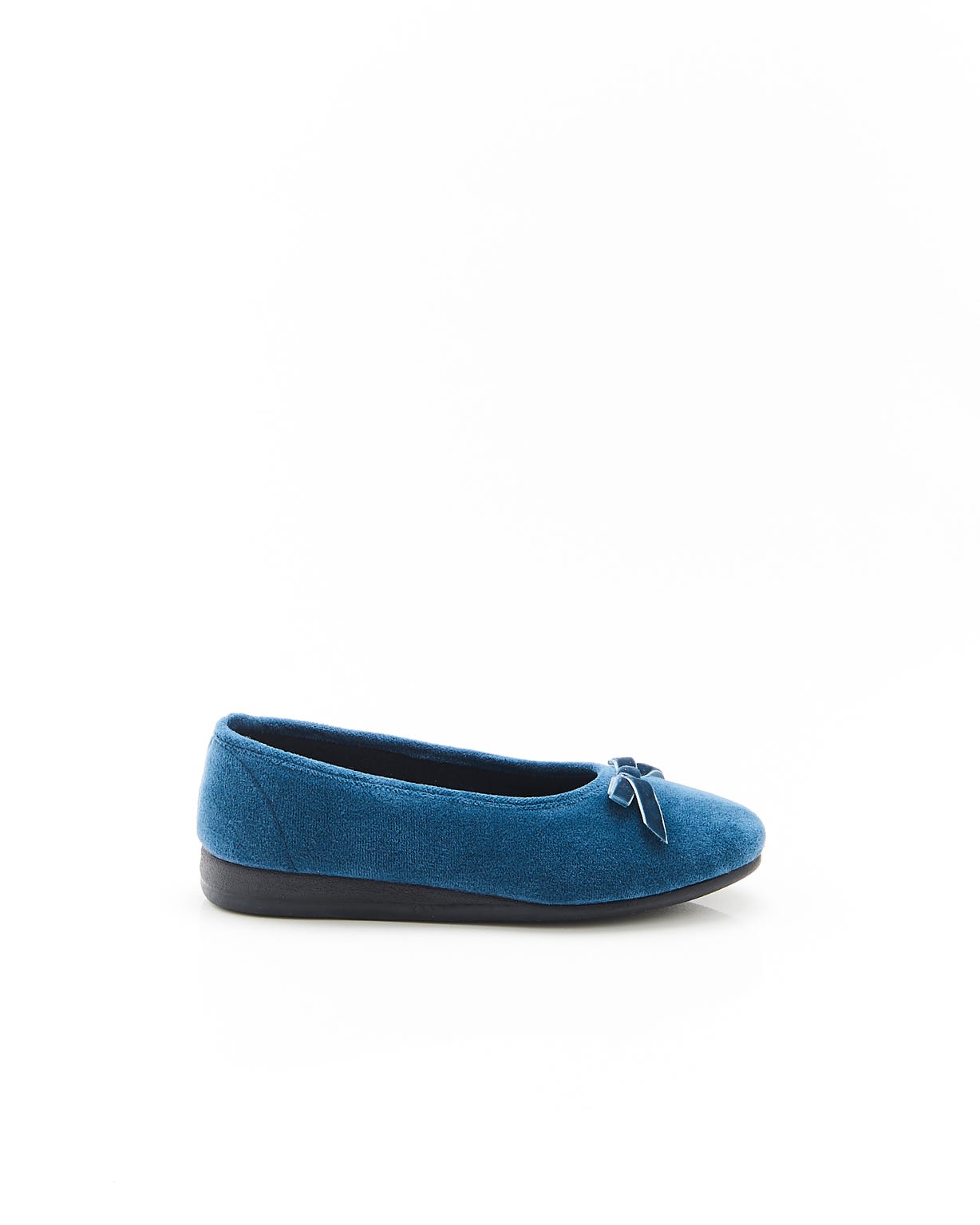 Chaussons aspect velours