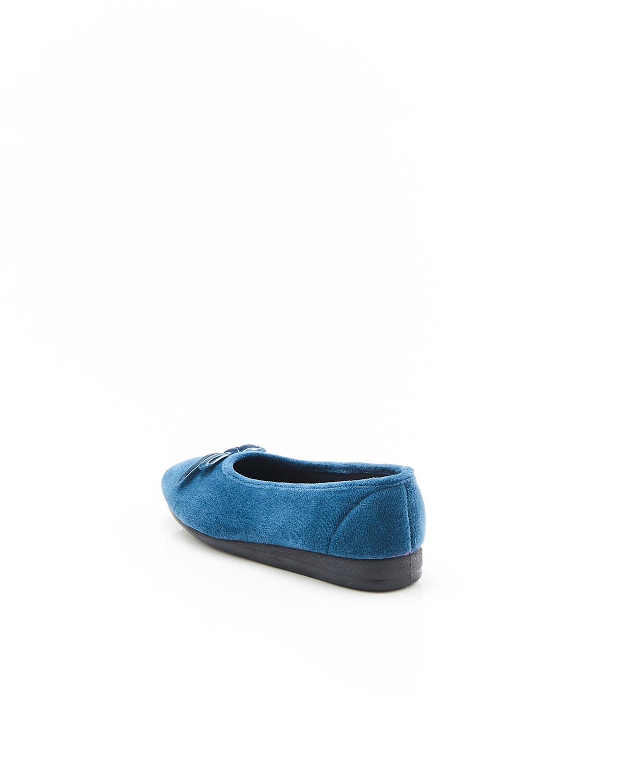 Chaussons aspect velours