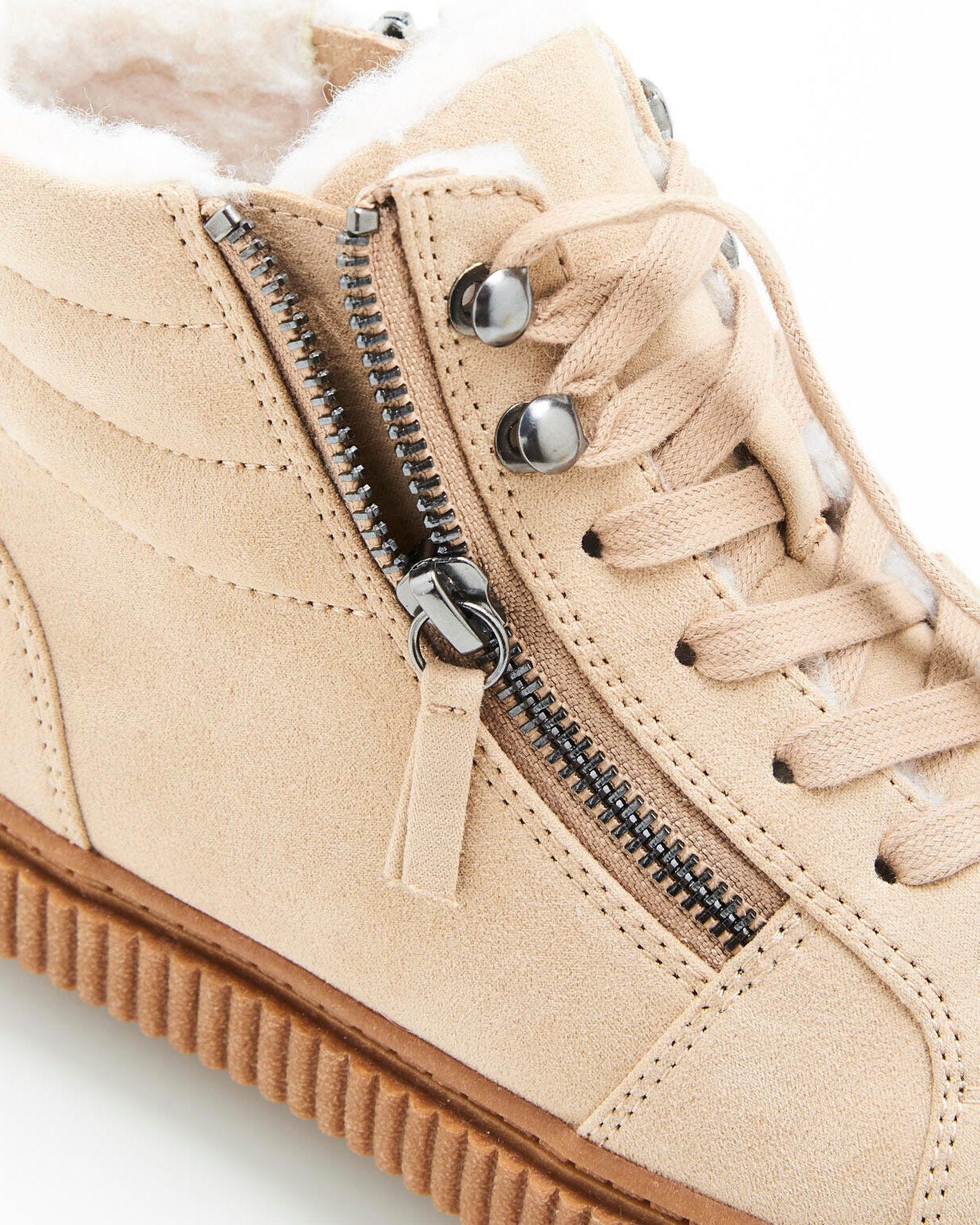 Baskets montantes fourrées