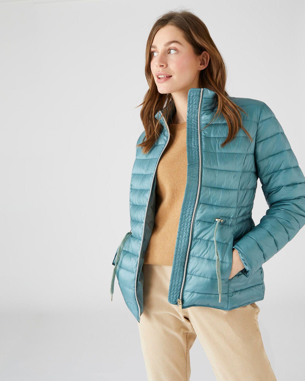 Doudoune col montant, irisée et chaude Thermolactyl