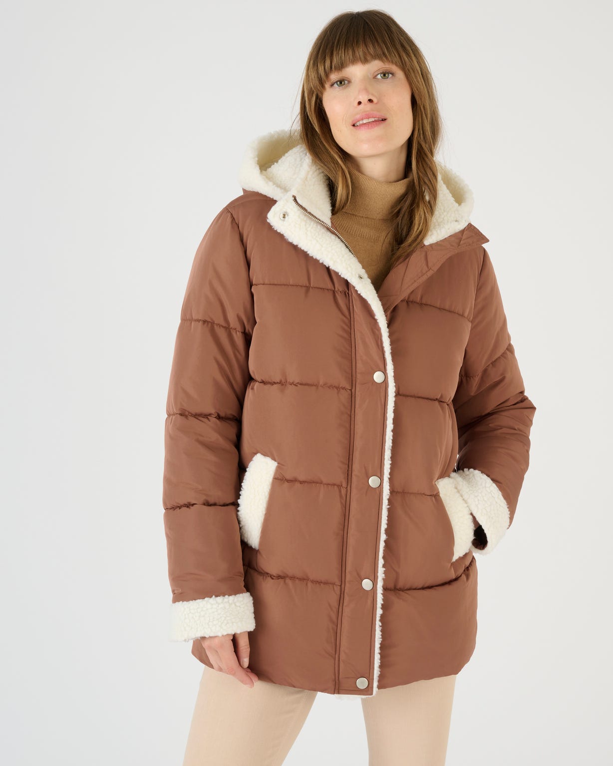 Doudoune détails moutonnés Thermolactyl