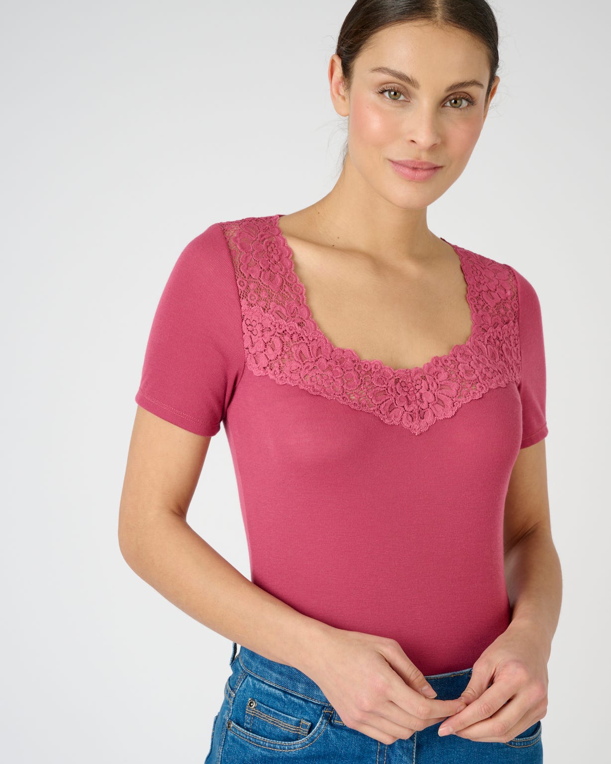 T-shirt manches courtes Douceur soyeuse Thermolactyl