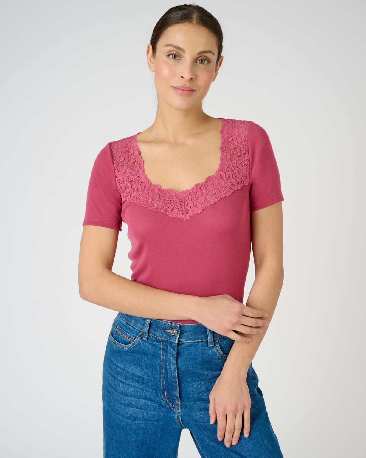 T-shirt manches courtes Douceur soyeuse Thermolactyl