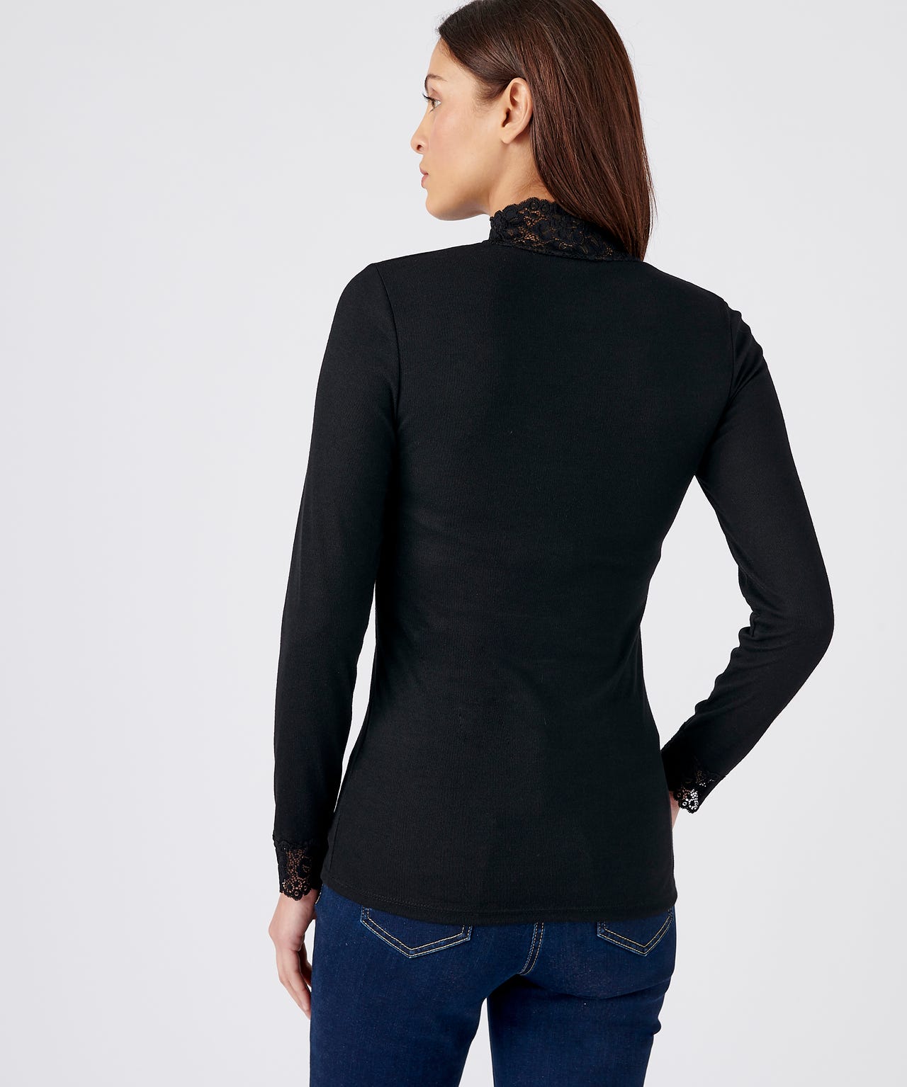 T-shirt manches longues fine côte Thermolactyl