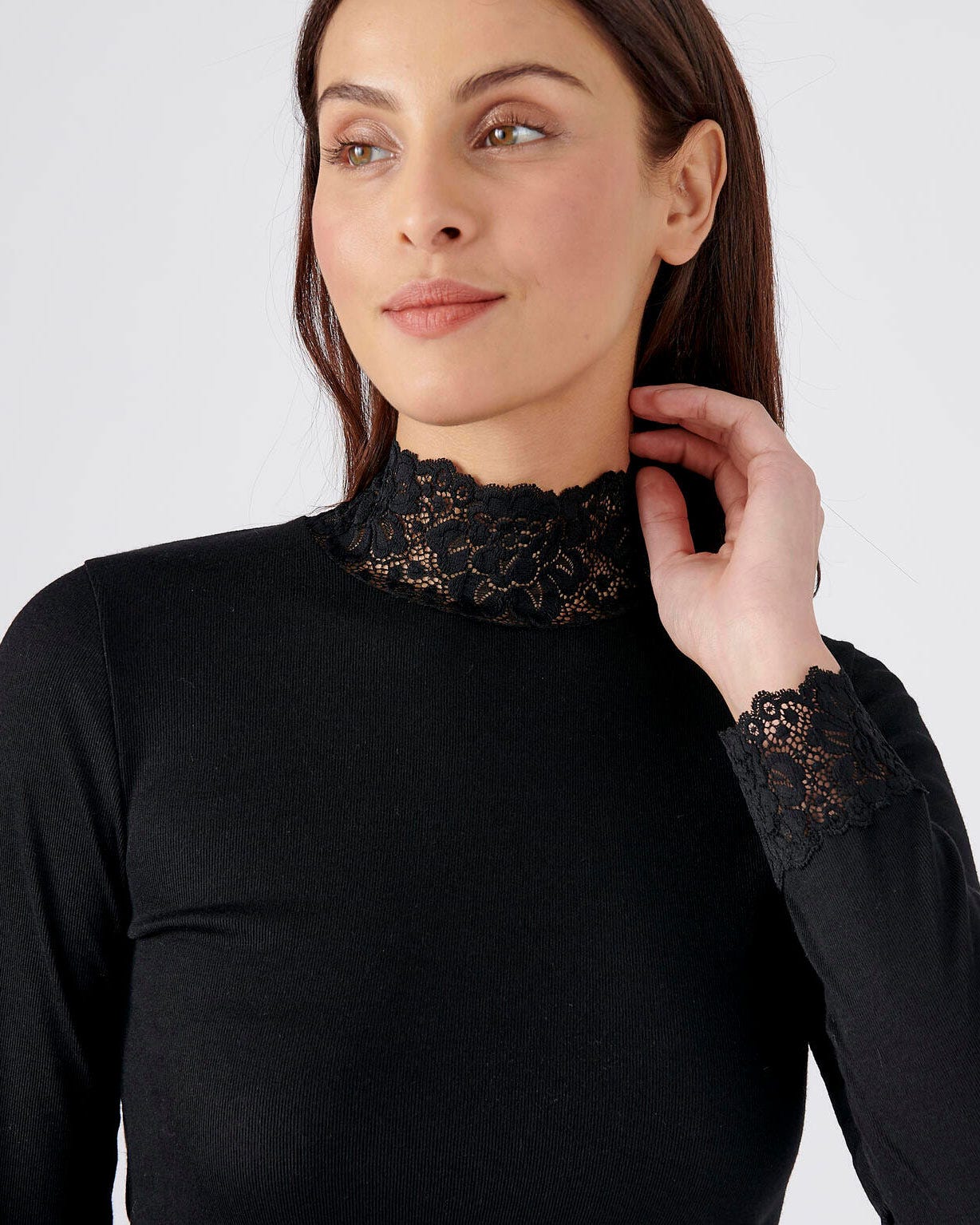 T-shirt manches longues fine côte Thermolactyl