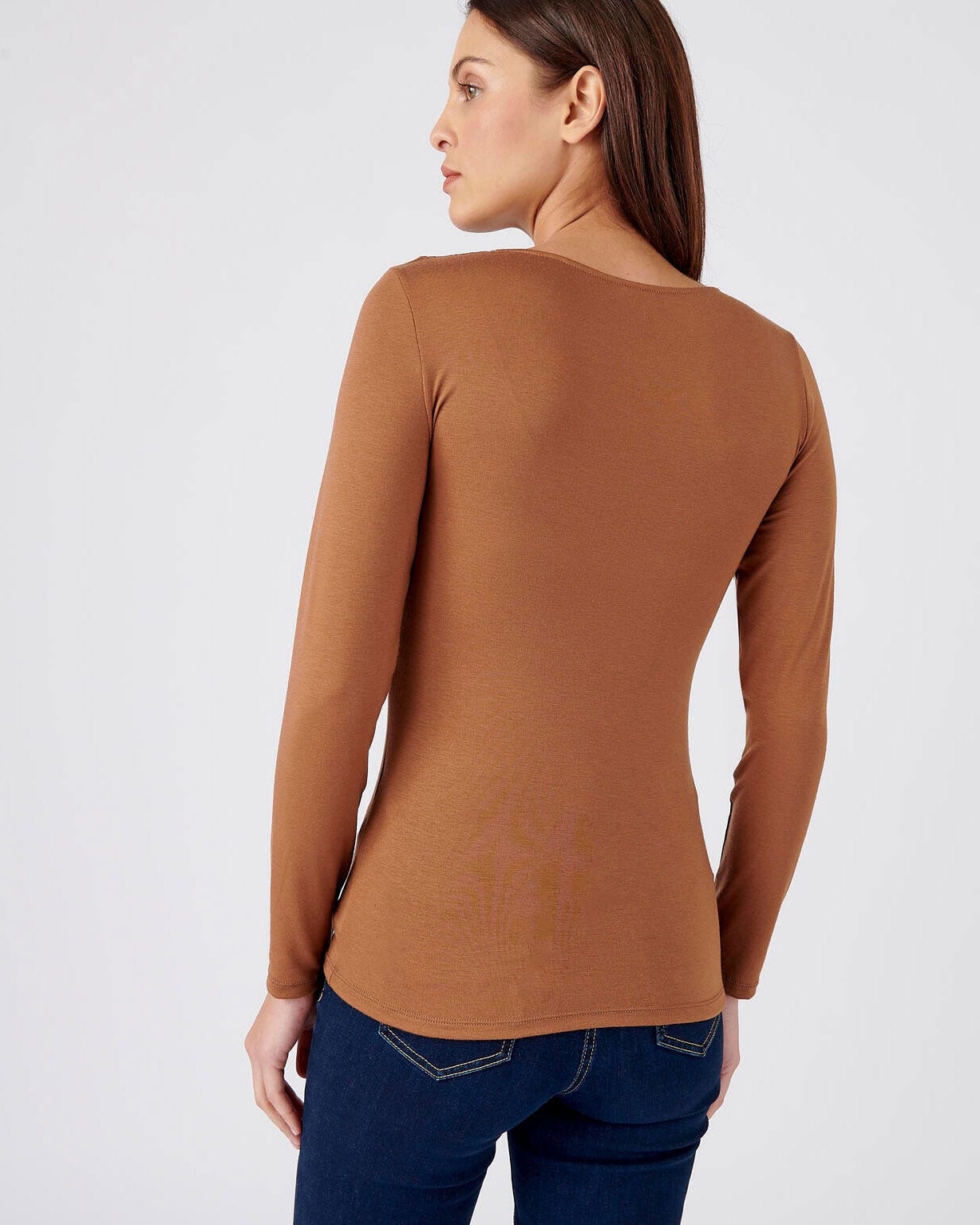 T-shirt manches longues dentelle Thermolactyl invisible