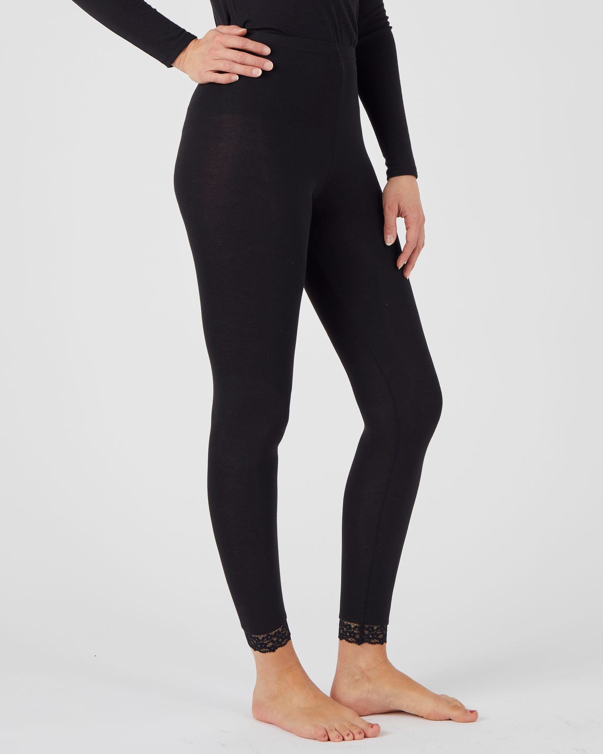 Legging long dentelle Thermolactyl Sensitive