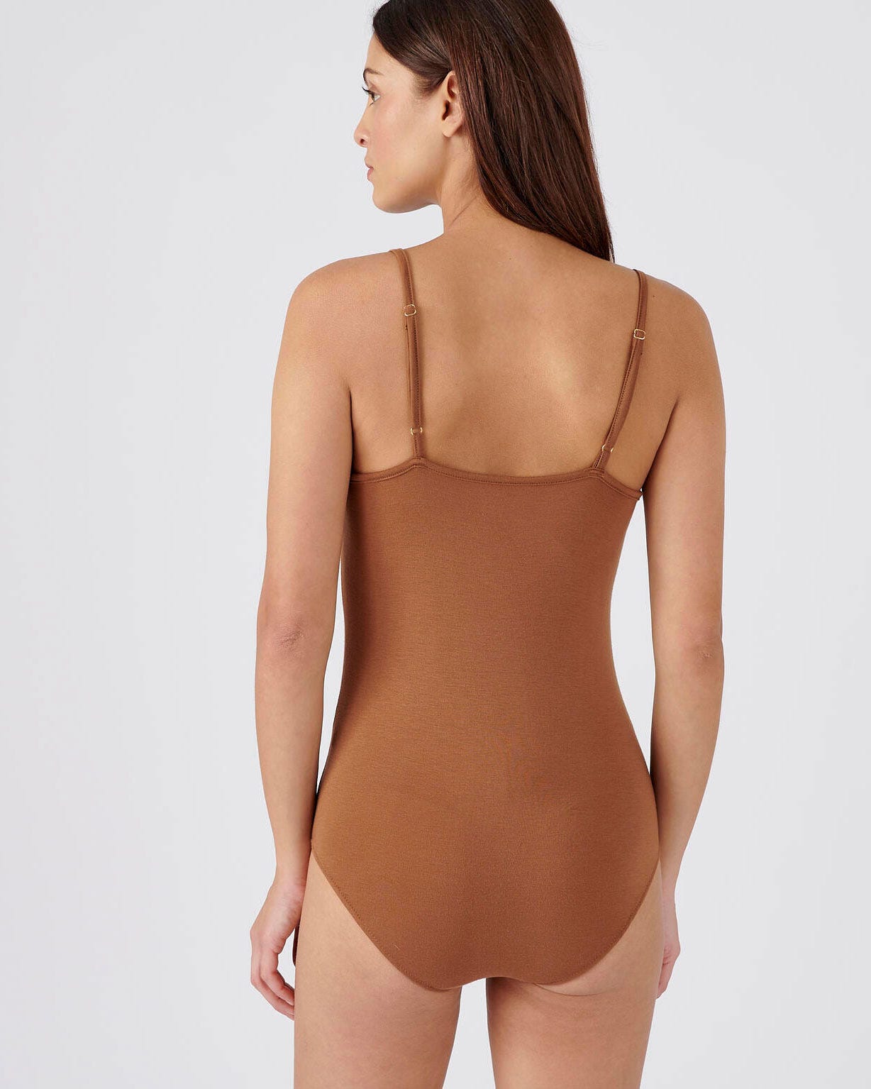 Body orné de dentelle, invisible Thermolactyl