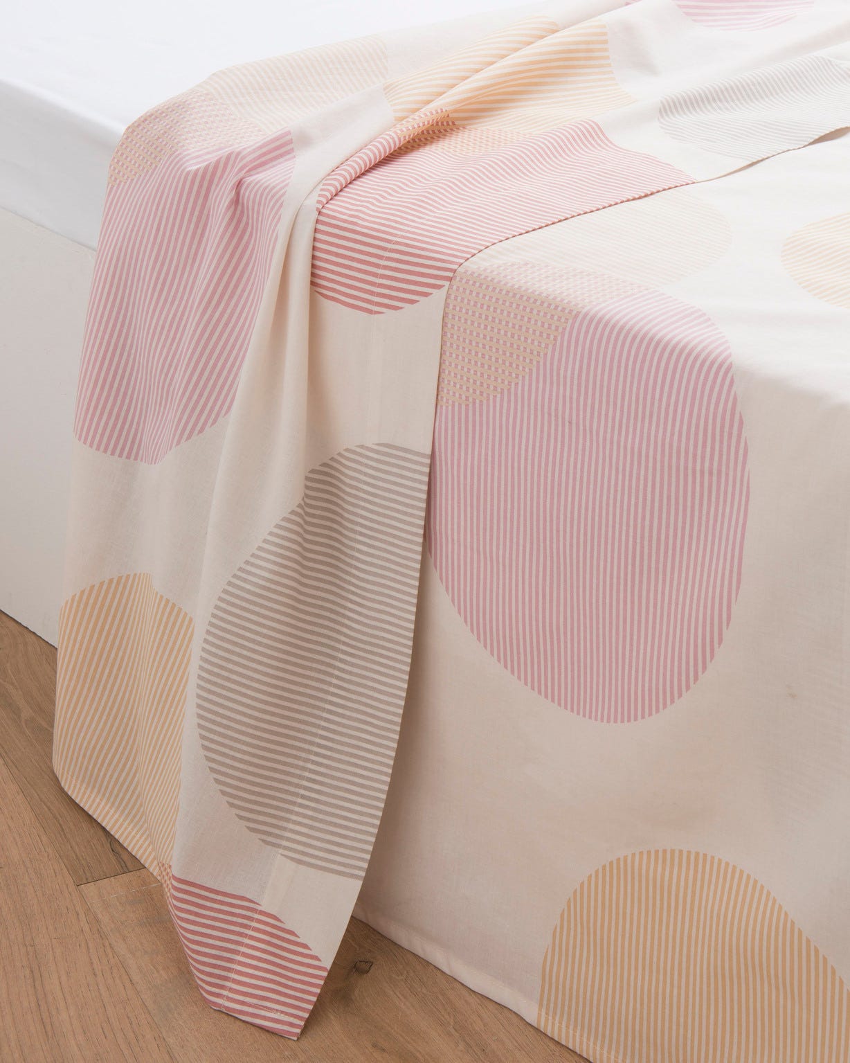 Drap plat Bulle pur coton