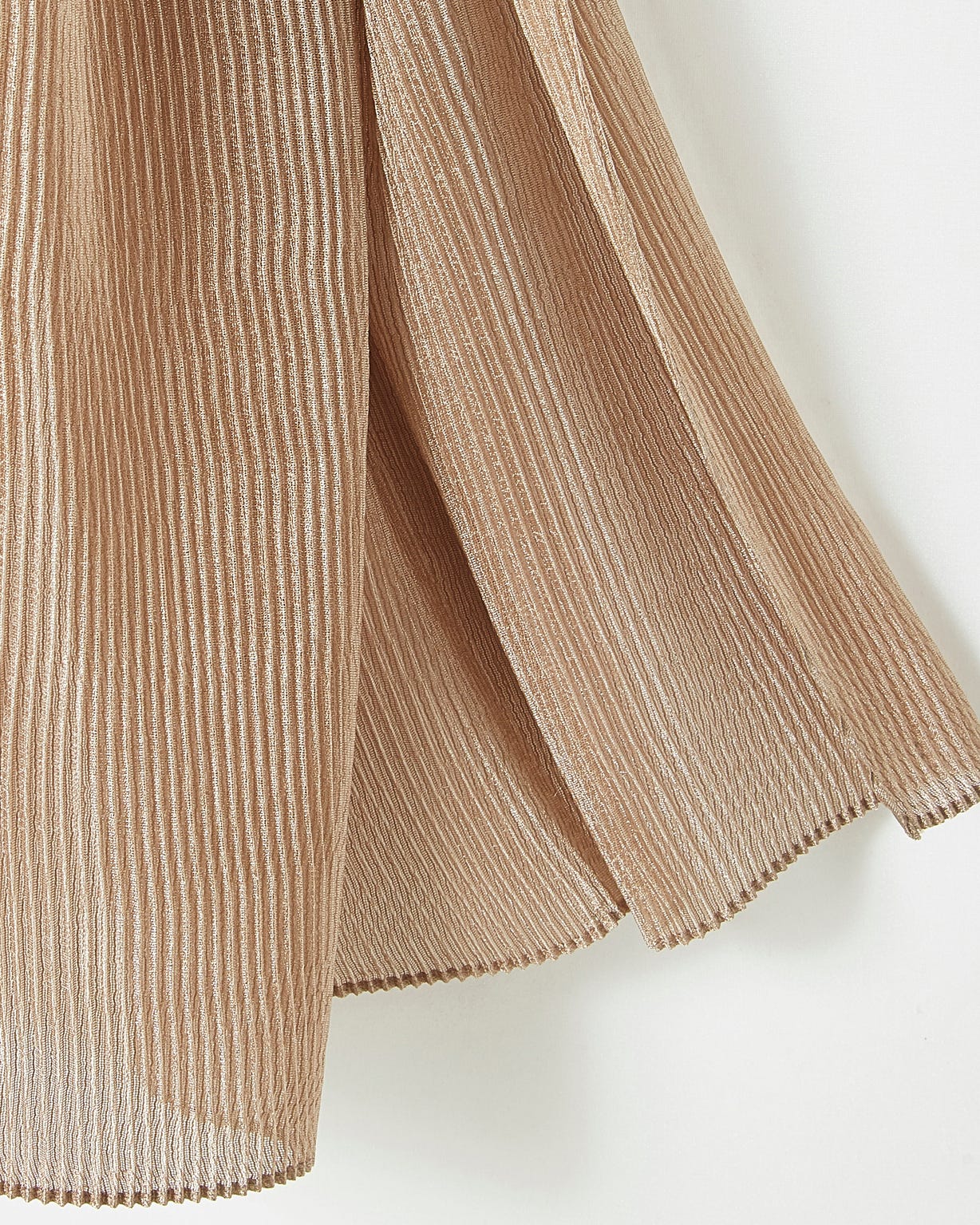 Foulard plissé en voile