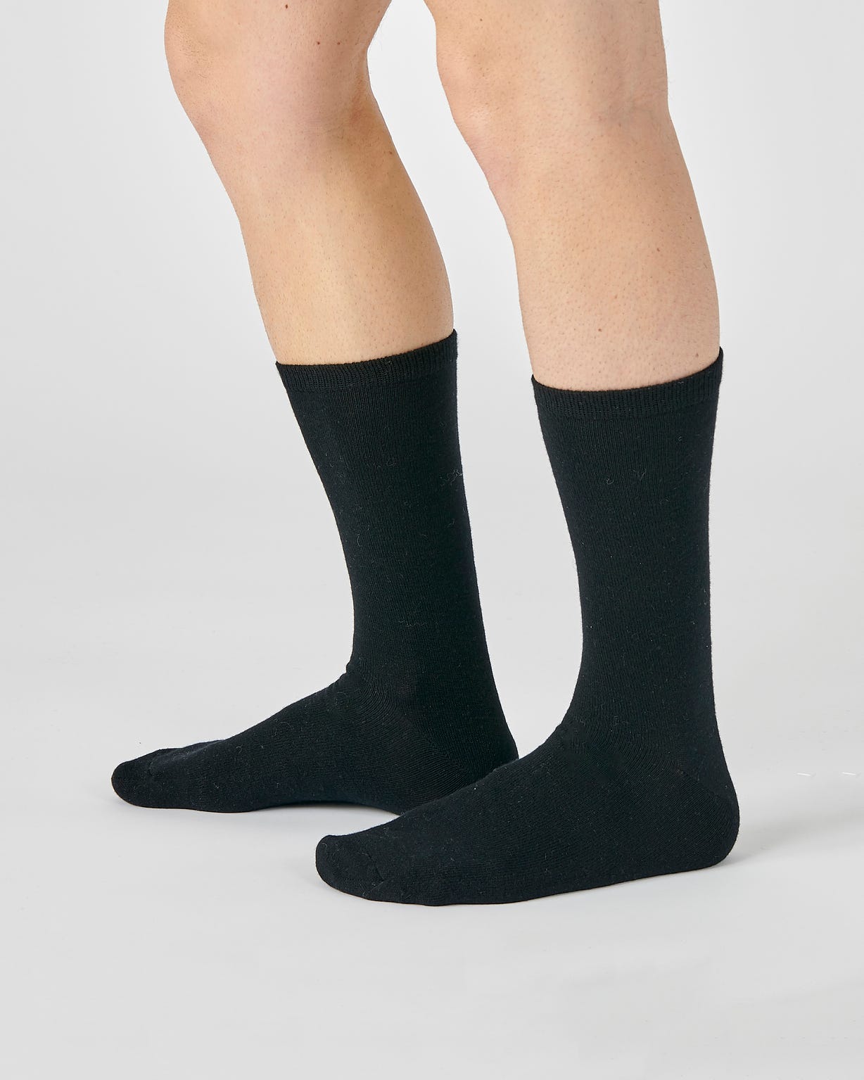 Lot de 2 paires de mi-chaussettes avec cachemire