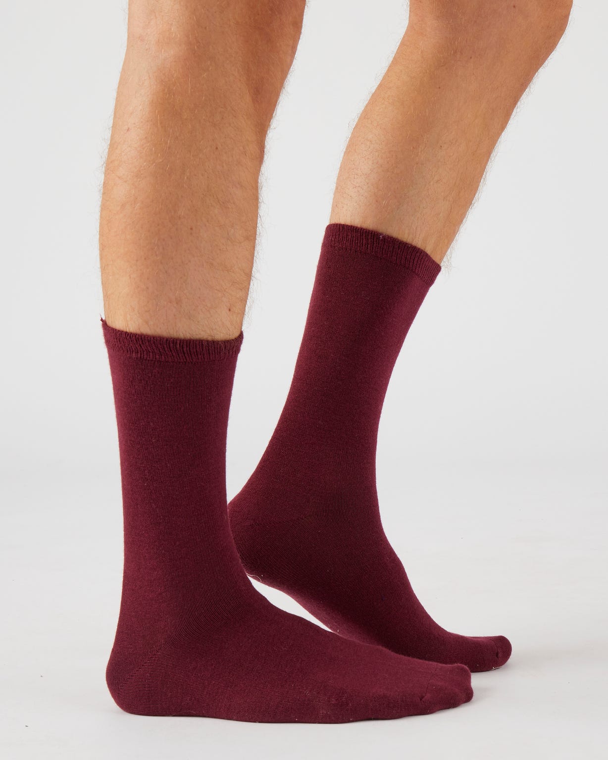 Lot de 2 paires de mi-chaussettes avec cachemire