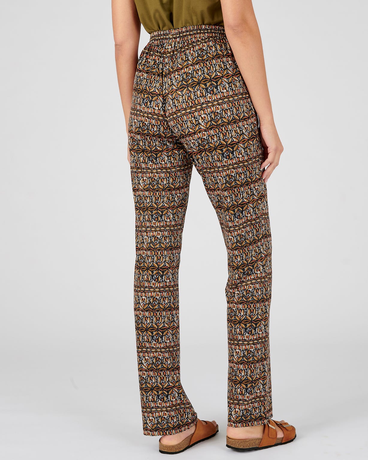 Pantalon maille crêpe stretch