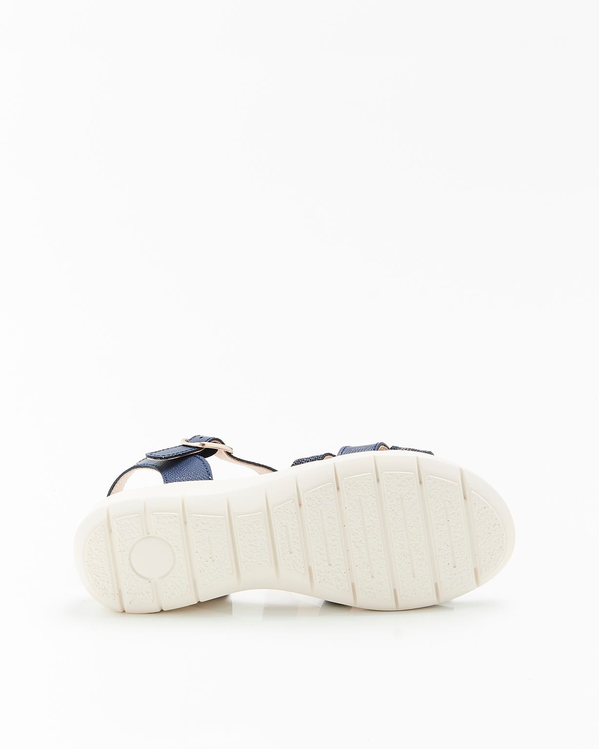 Sandales compensées à brides fantaisie