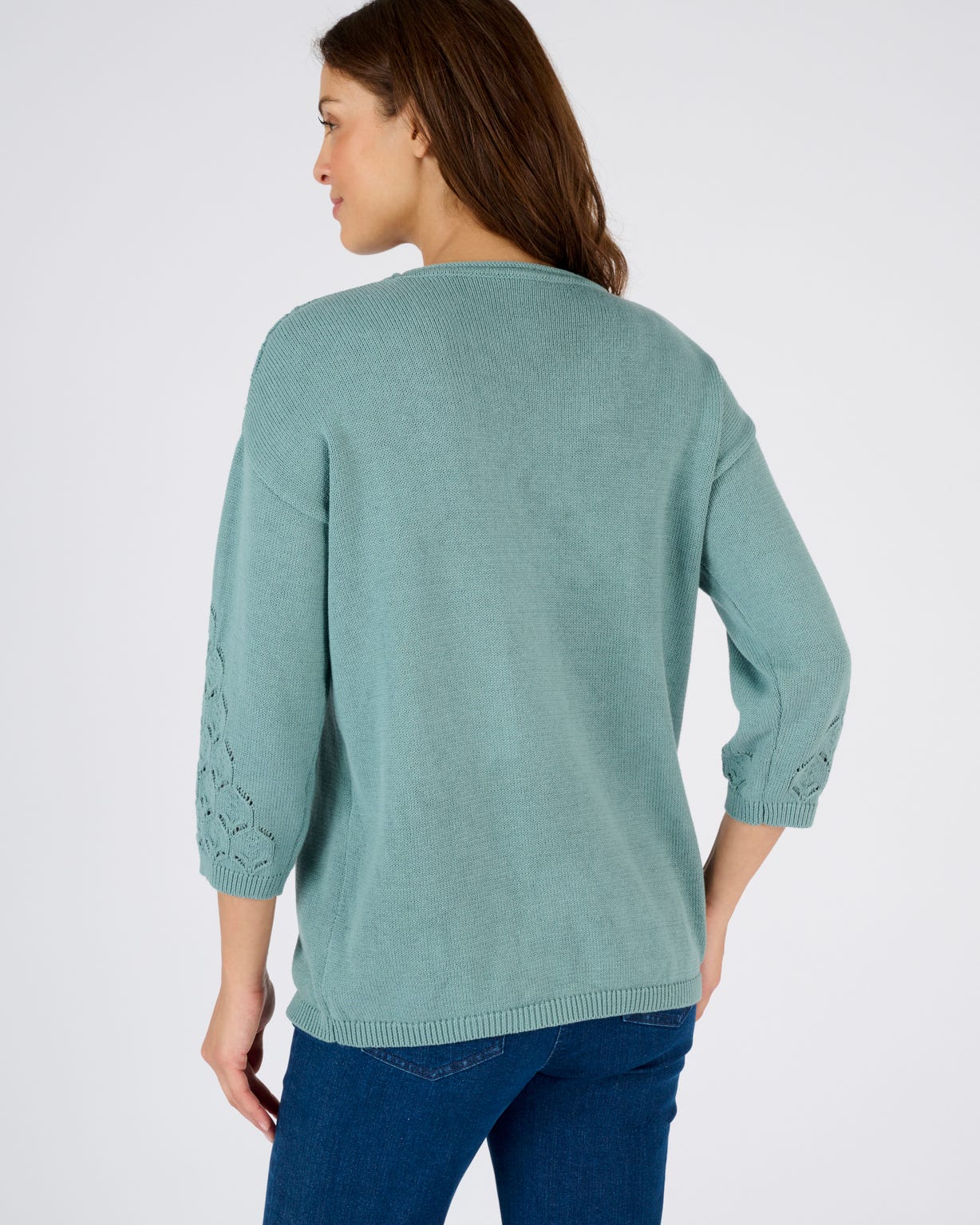 Pull maille ajourée