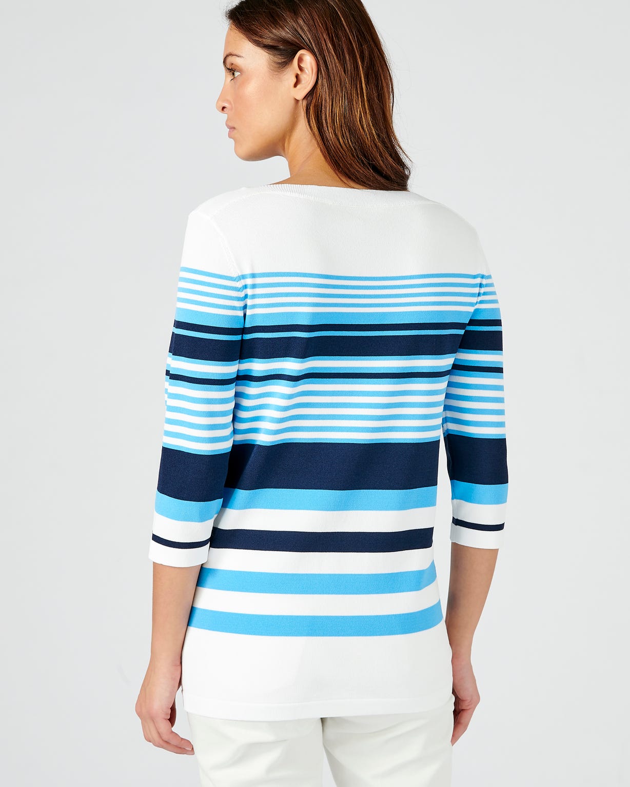 Pull esprit marinière