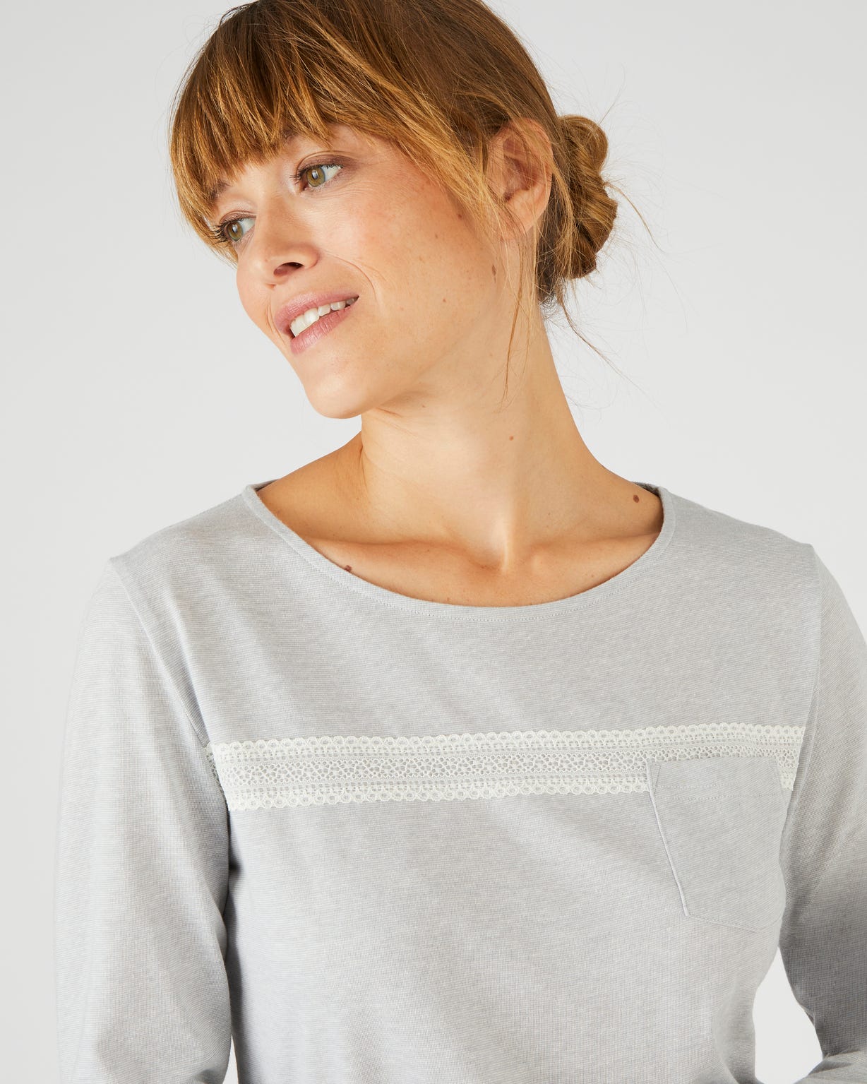 Pyjama avec détail de dentelle