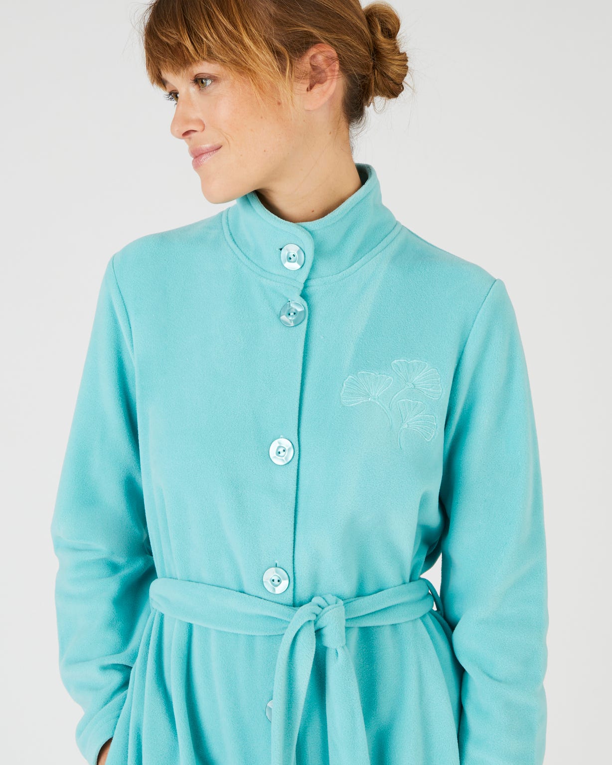 Robe de chambre longue en micropolaire Thermolactyl