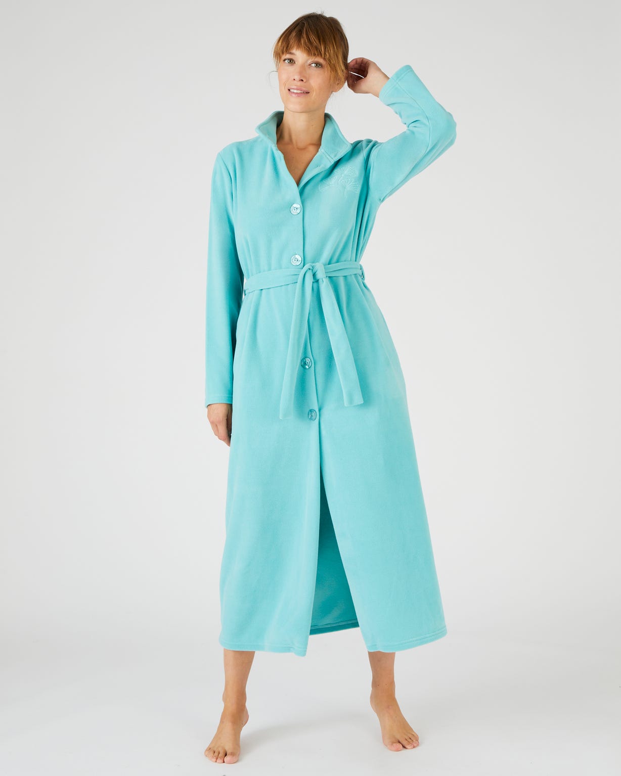 Robe de chambre longue en micropolaire Thermolactyl