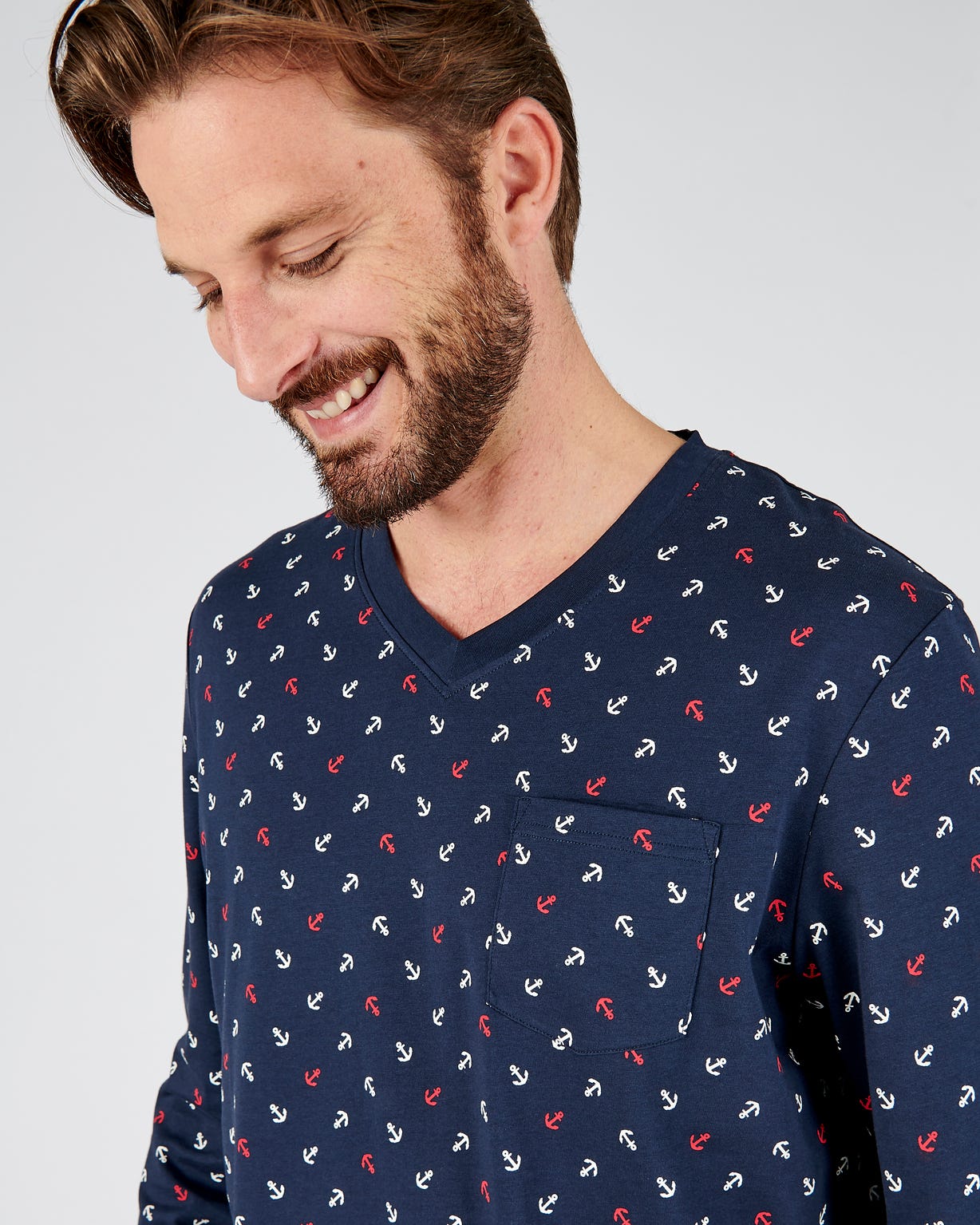 Pyjama maille jersey pur coton peigné