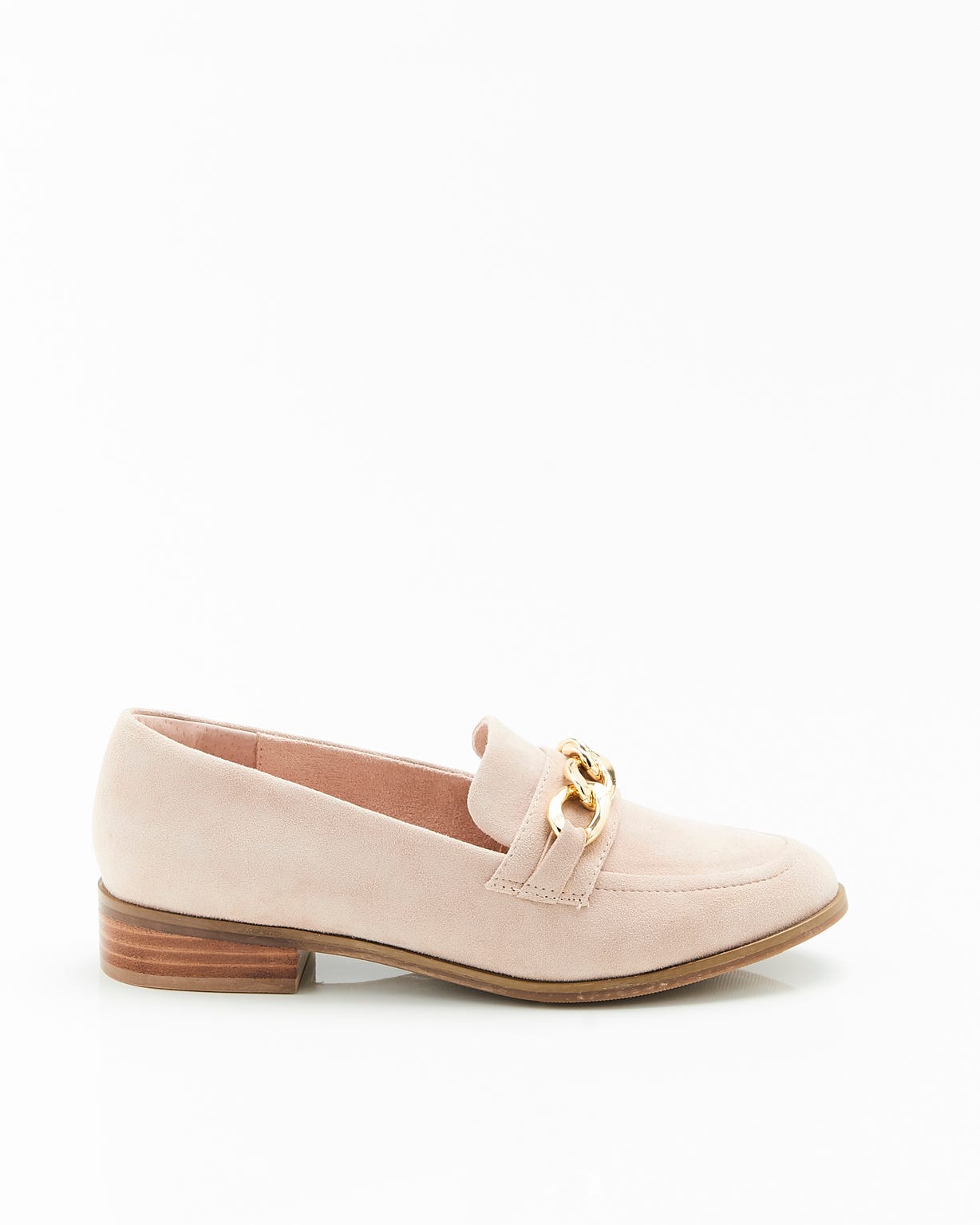 Mocassins aspect nubuck avec boucle
