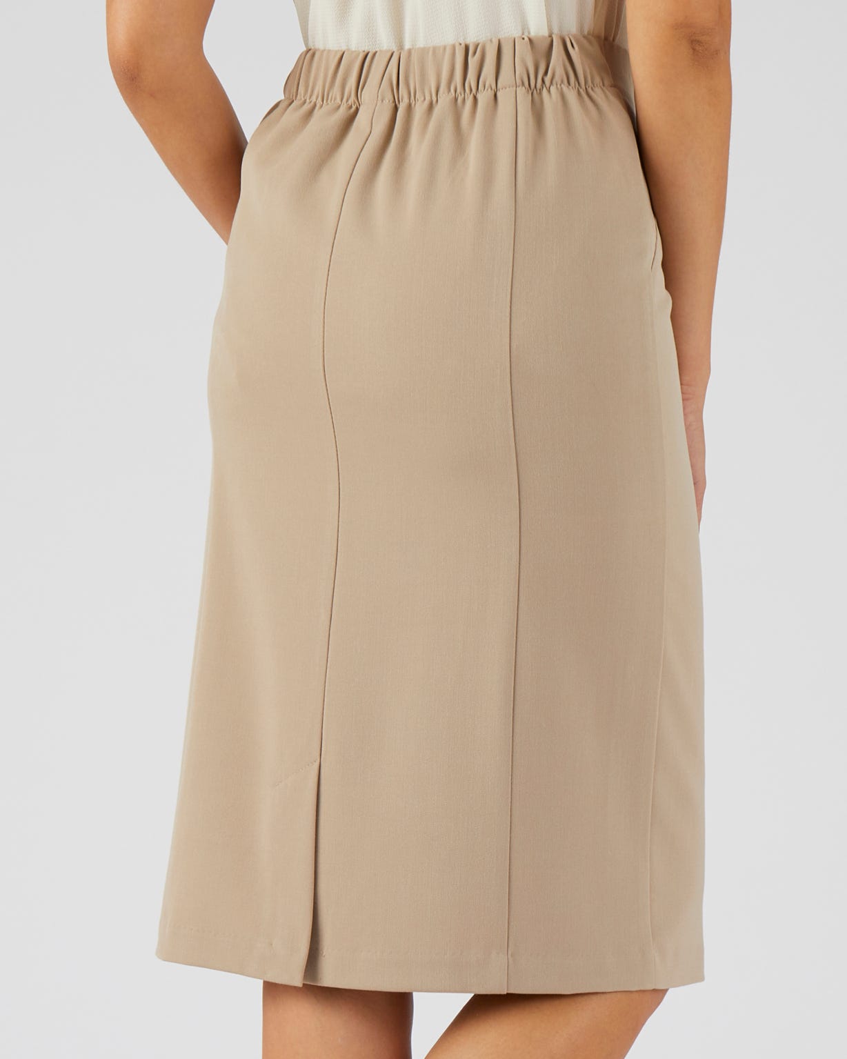 Jupe droite stretch