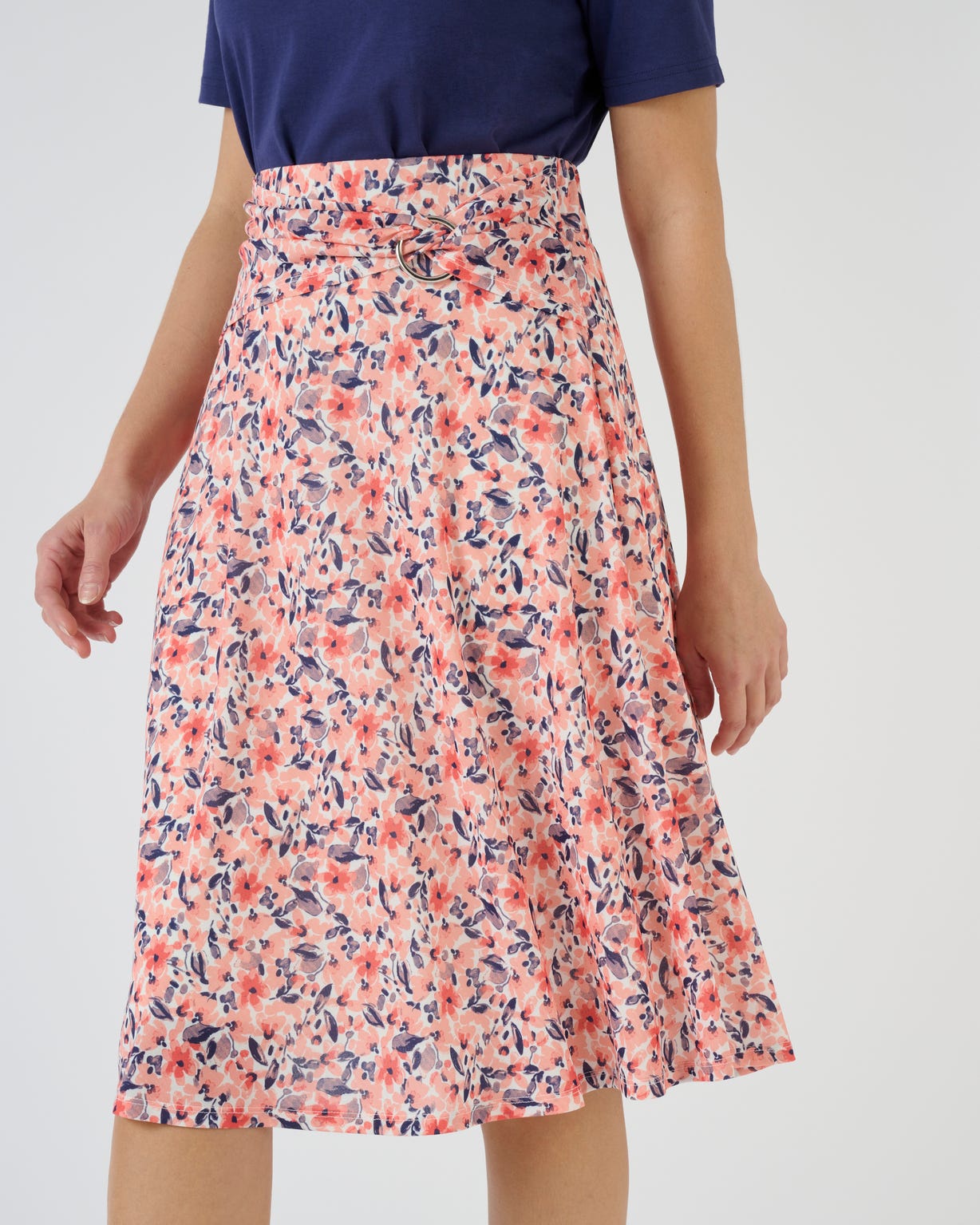 Jupe ceinture à boucle